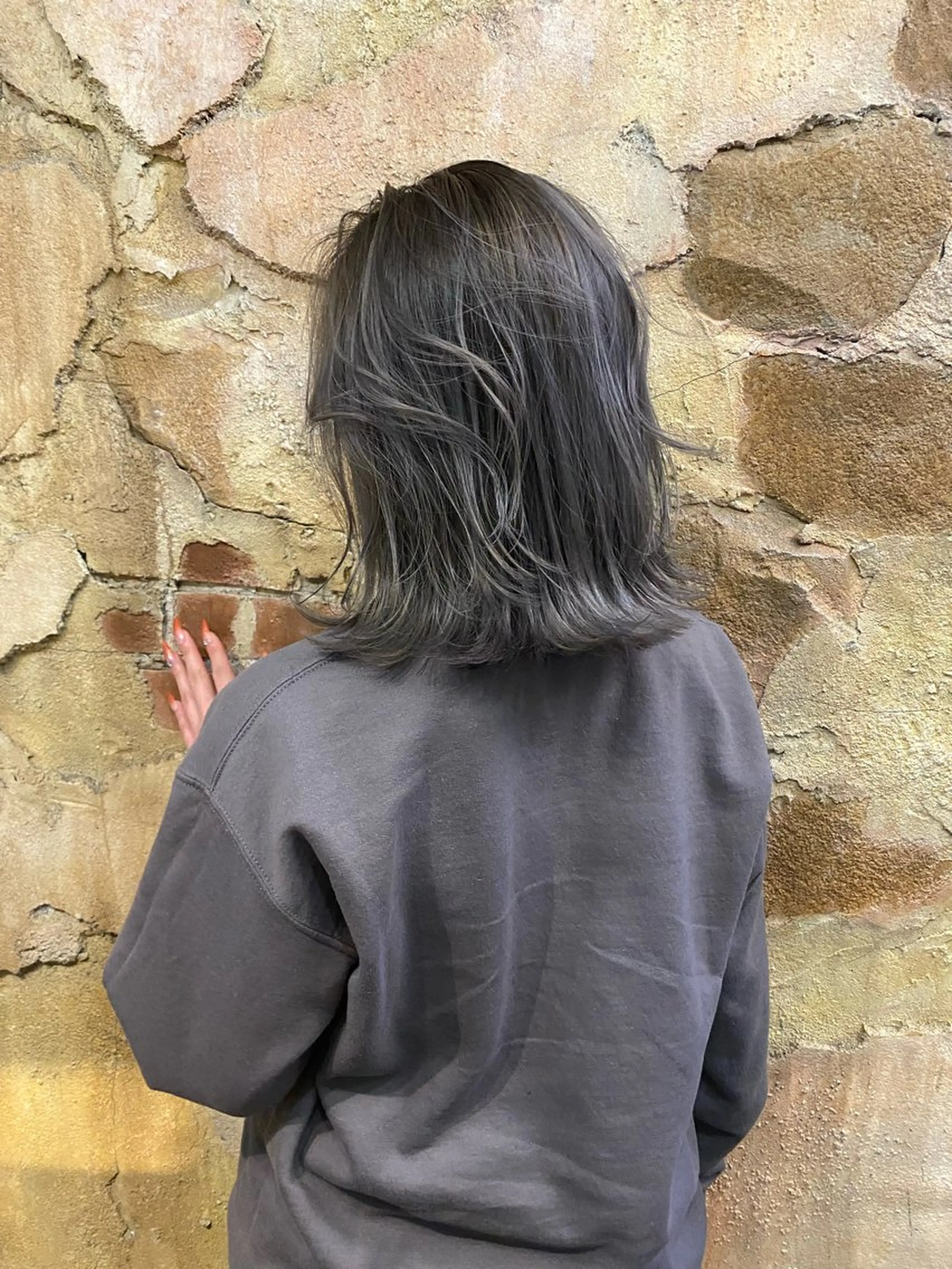 ミディアム カラー カット ヘアカラー トリートメント ショート/茅ヶ崎 タカハシ タクロウのヘアスタイル