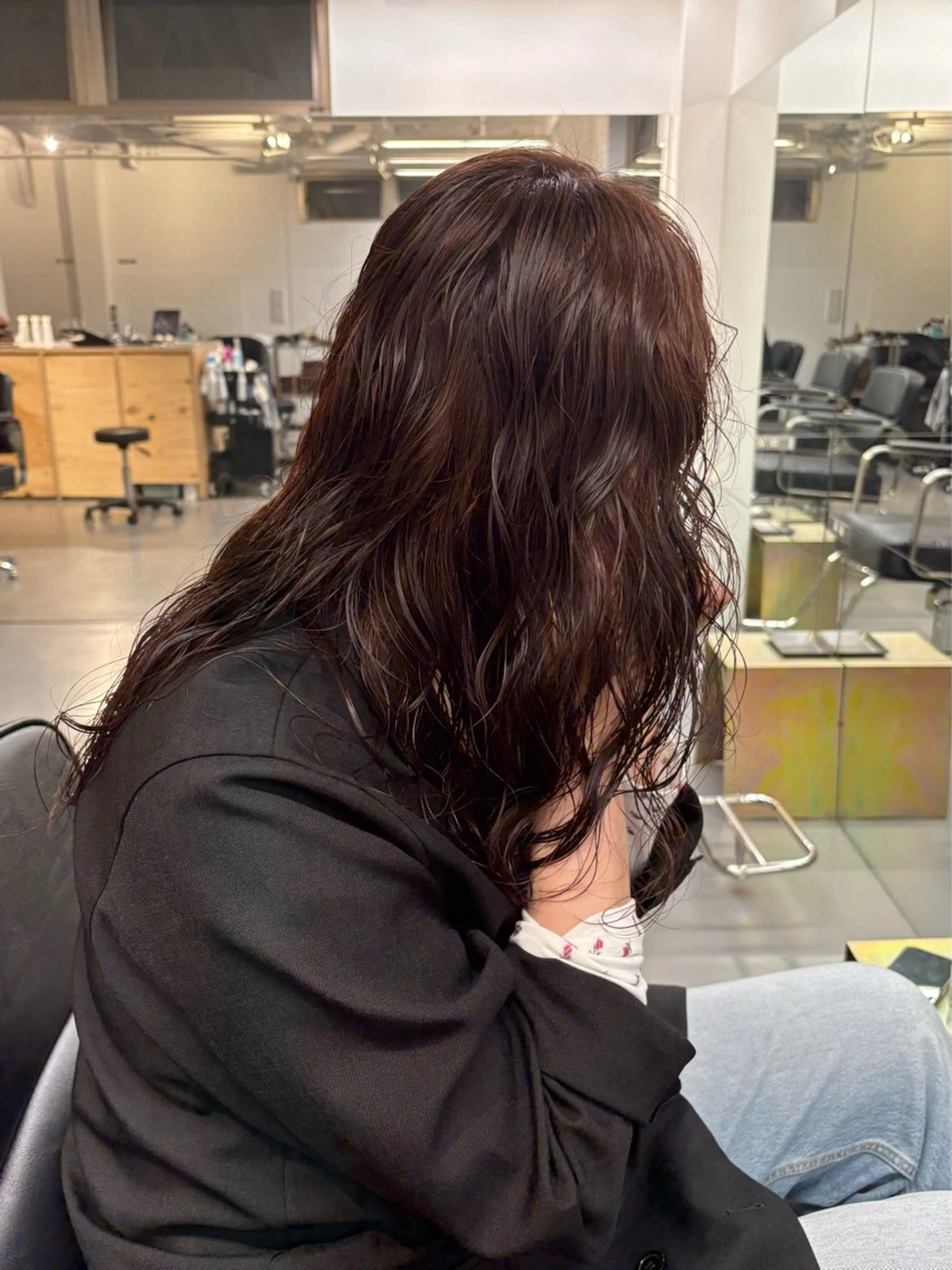 ロング カラー パーマ 村田 りょうやのヘアスタイル