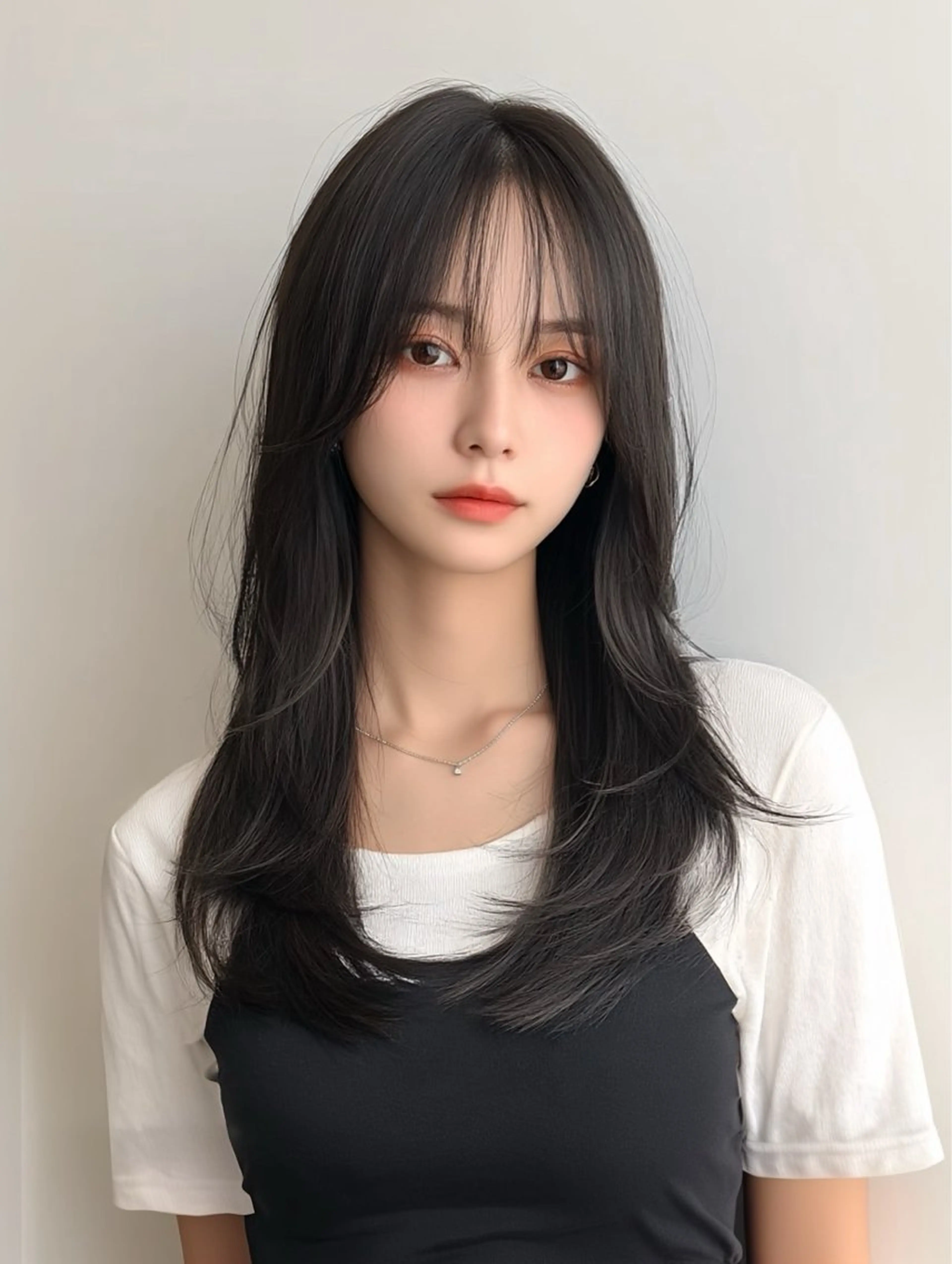 ロング 守屋 歩夢のヘアスタイル