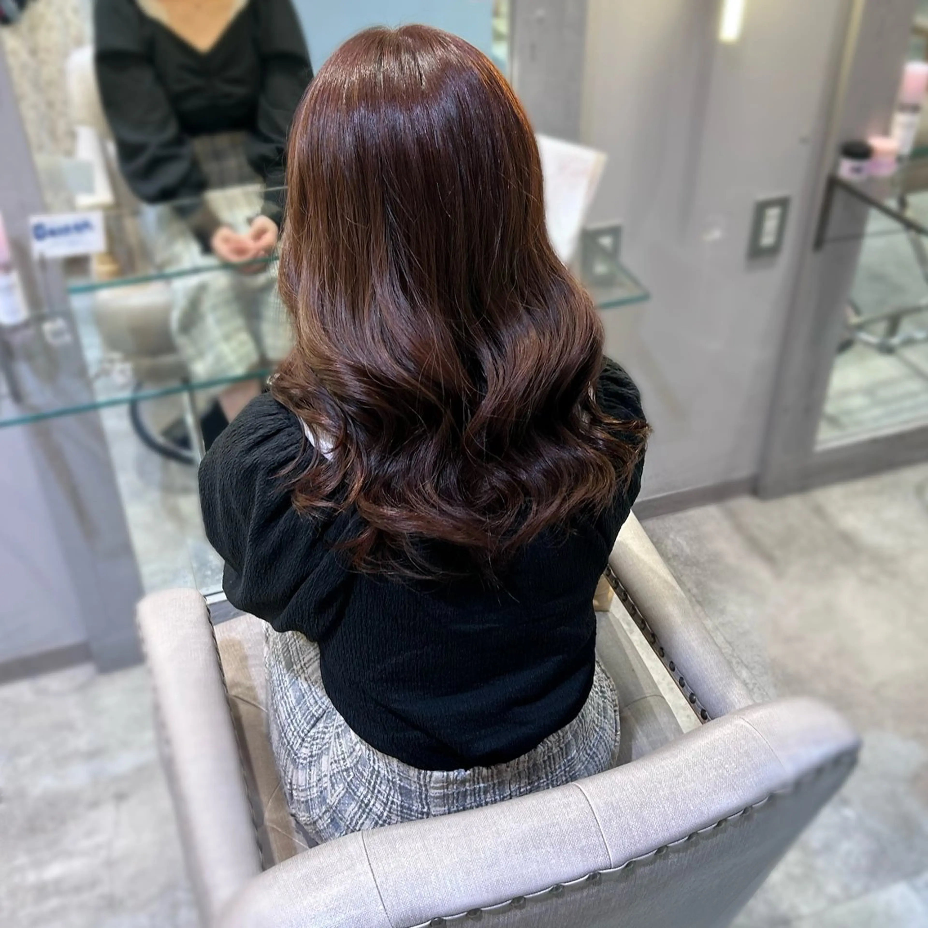 カラー ヘアカラー トリートメント 🤍ふんわりアイドル カラー🎀Rio🪽のヘアスタイル