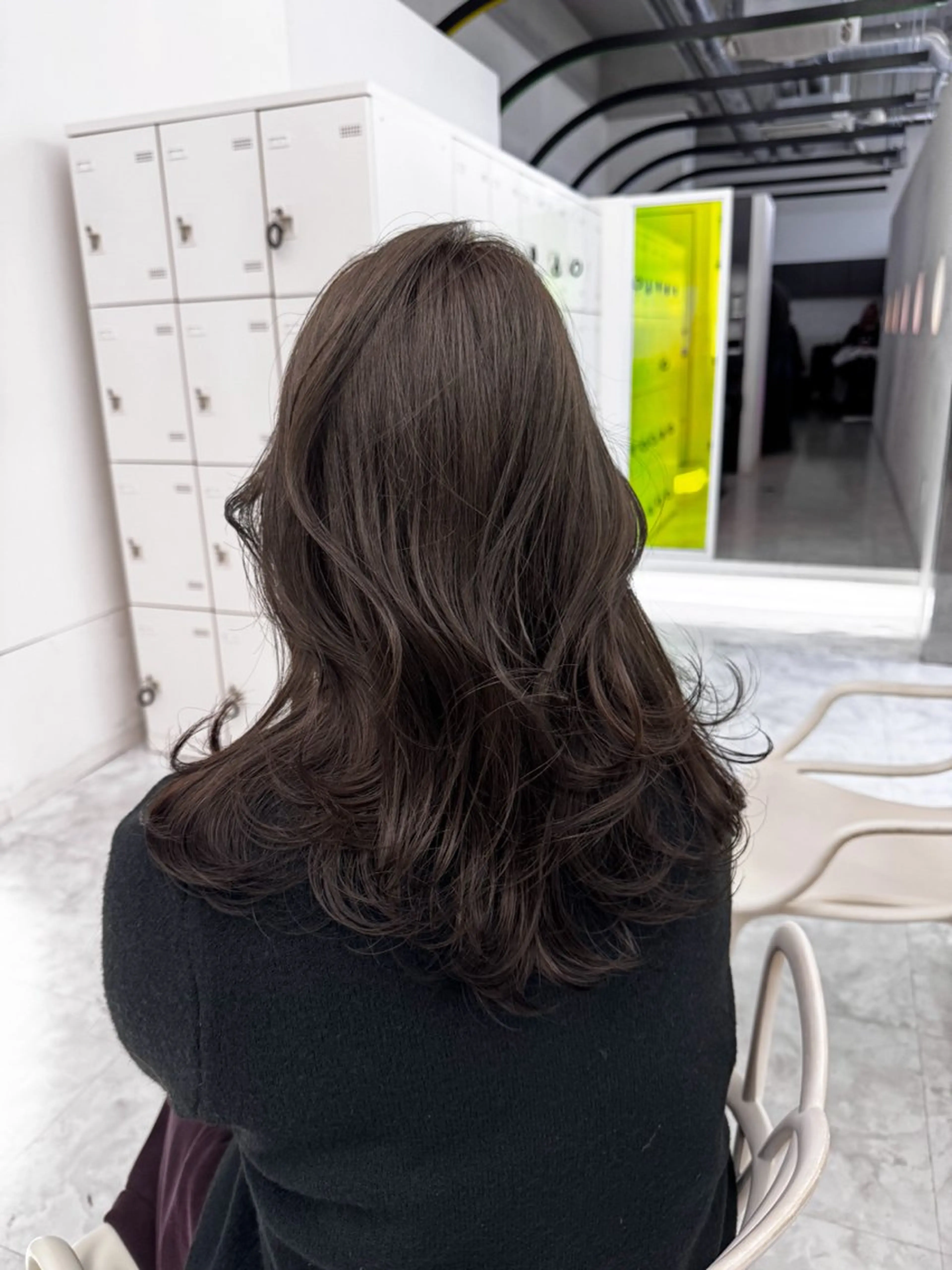 セミロング カット ヘアカラー ヘアセット 韓国系支持率No.1 レイヤー特化/きょうのヘアスタイル