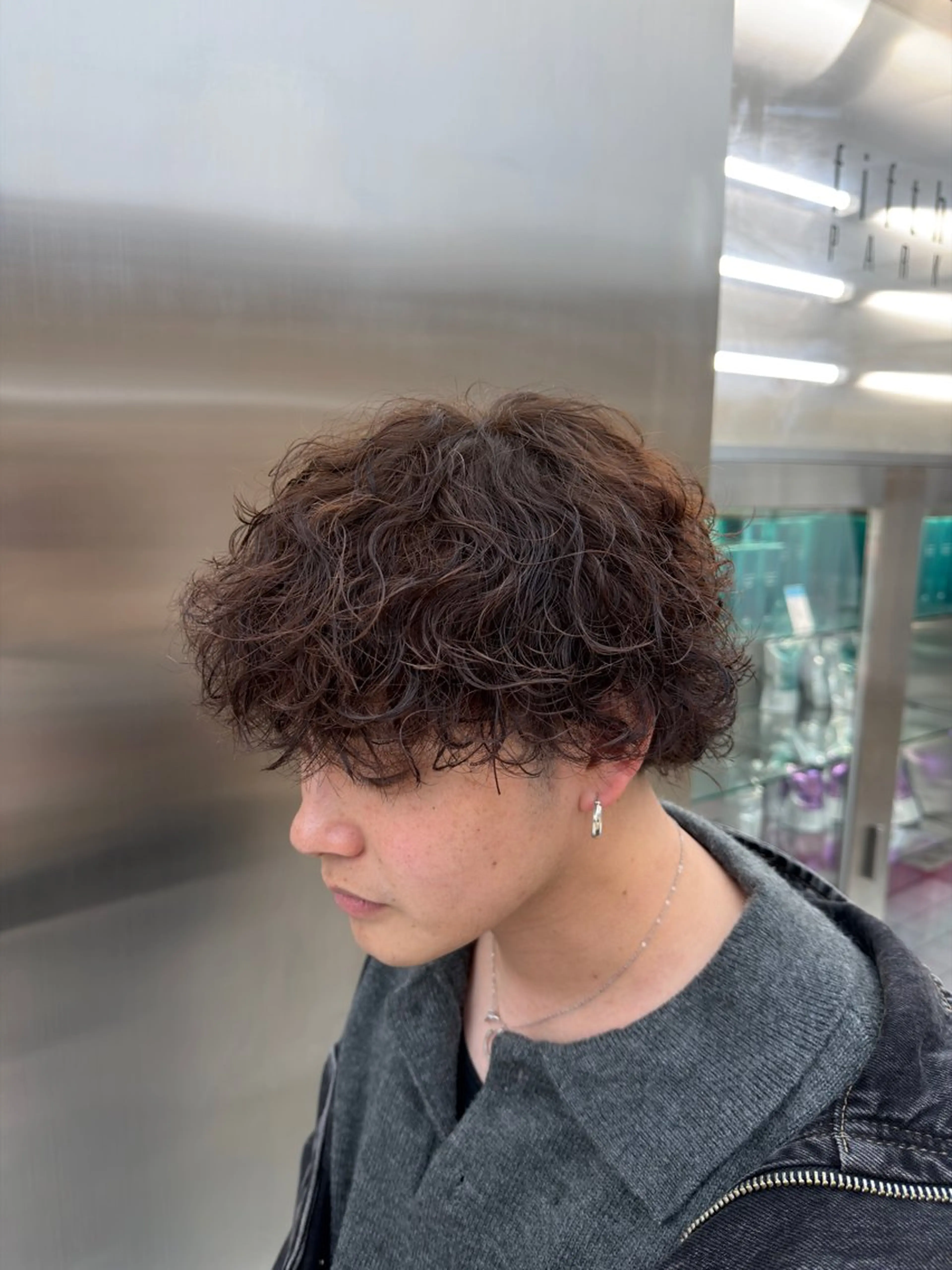 ショート カラー パーマ カット ヘアカラー パーマ fifth 児玉達哉 当日予約🙆のヘアスタイル