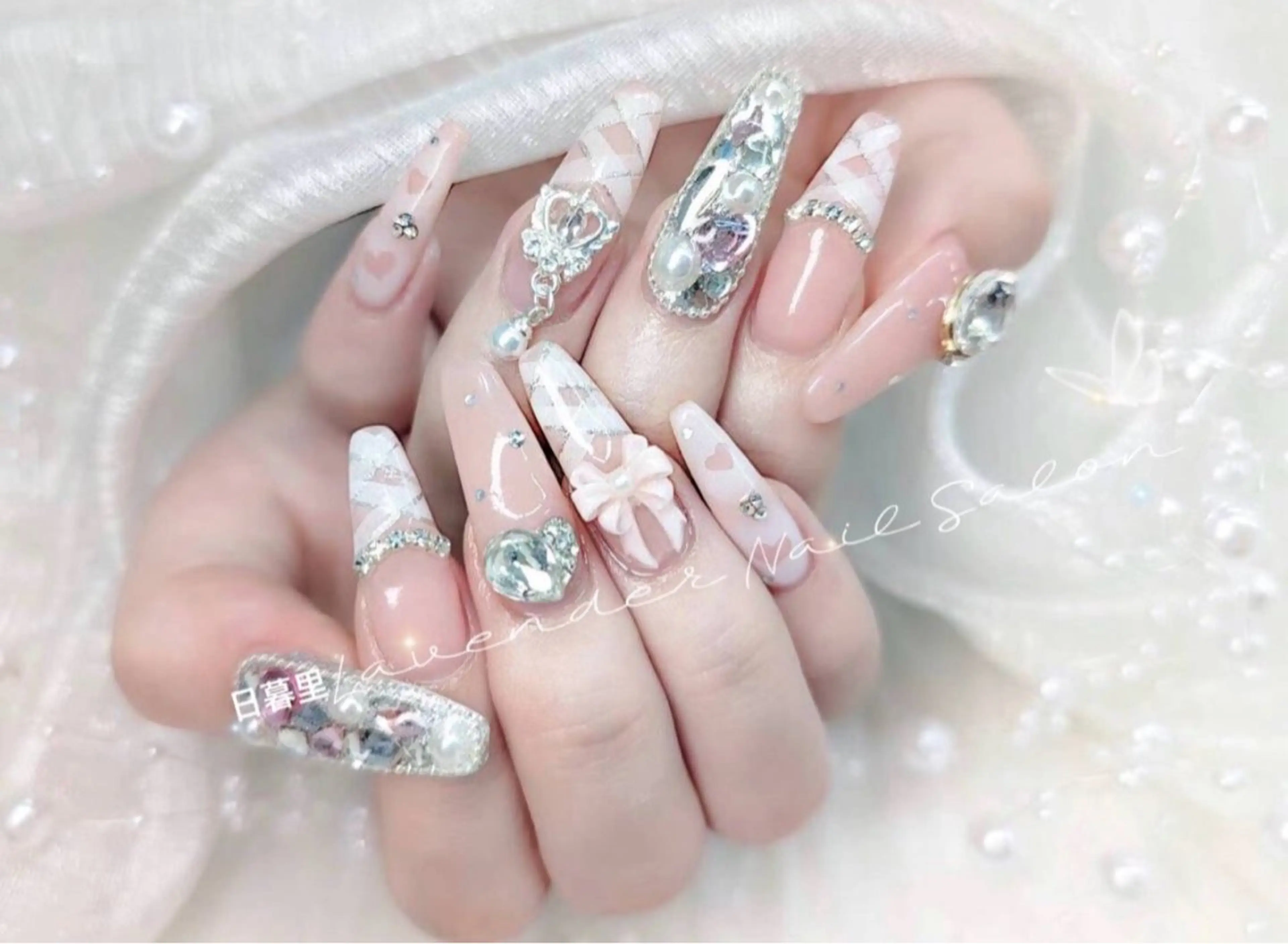 ネイル ラベンダー💖日暮里 ルル💖ネイルのネイルデザイン