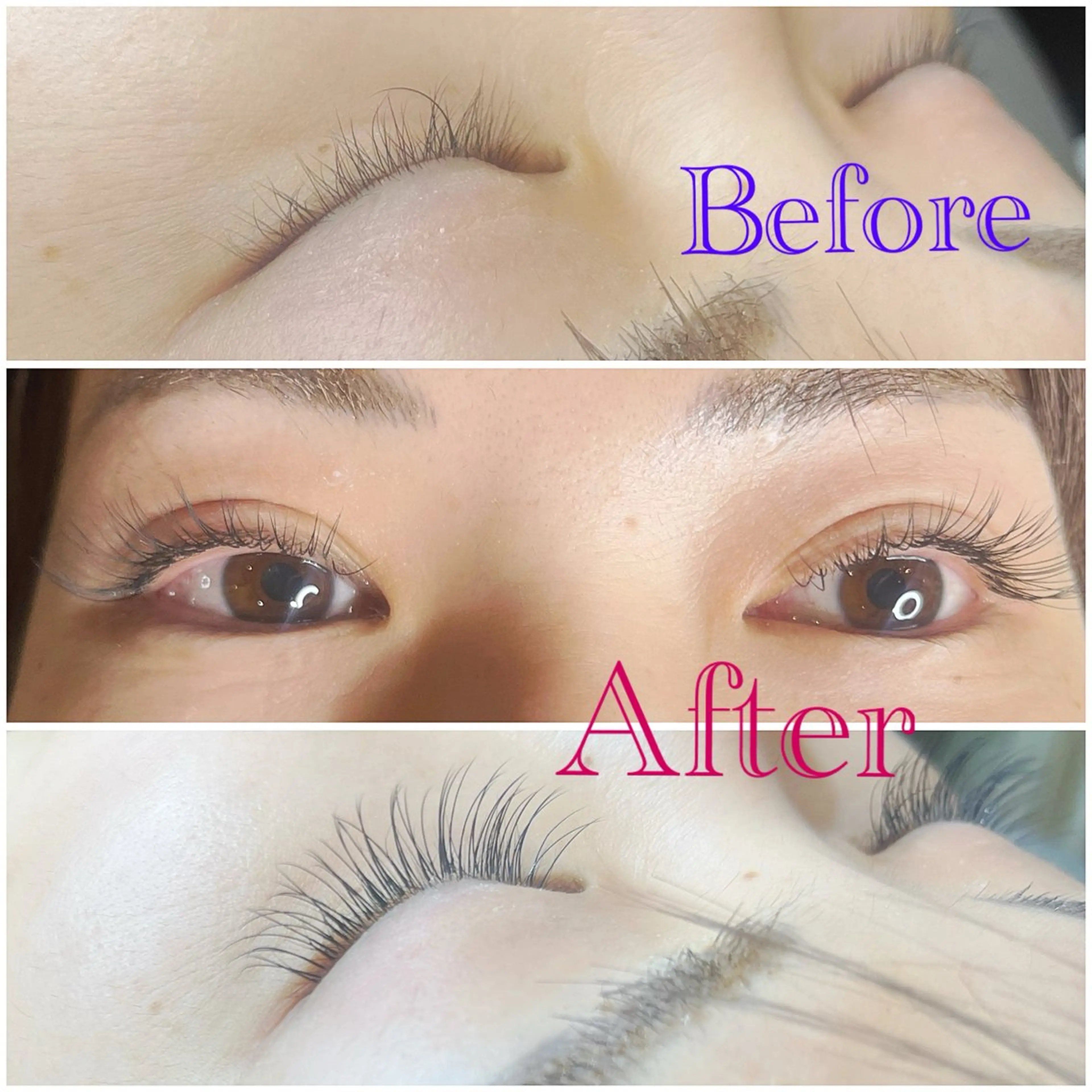 マツエク・マツパ 目尻長め Tanemoto NAKATAのマツエク・マツパデザイン