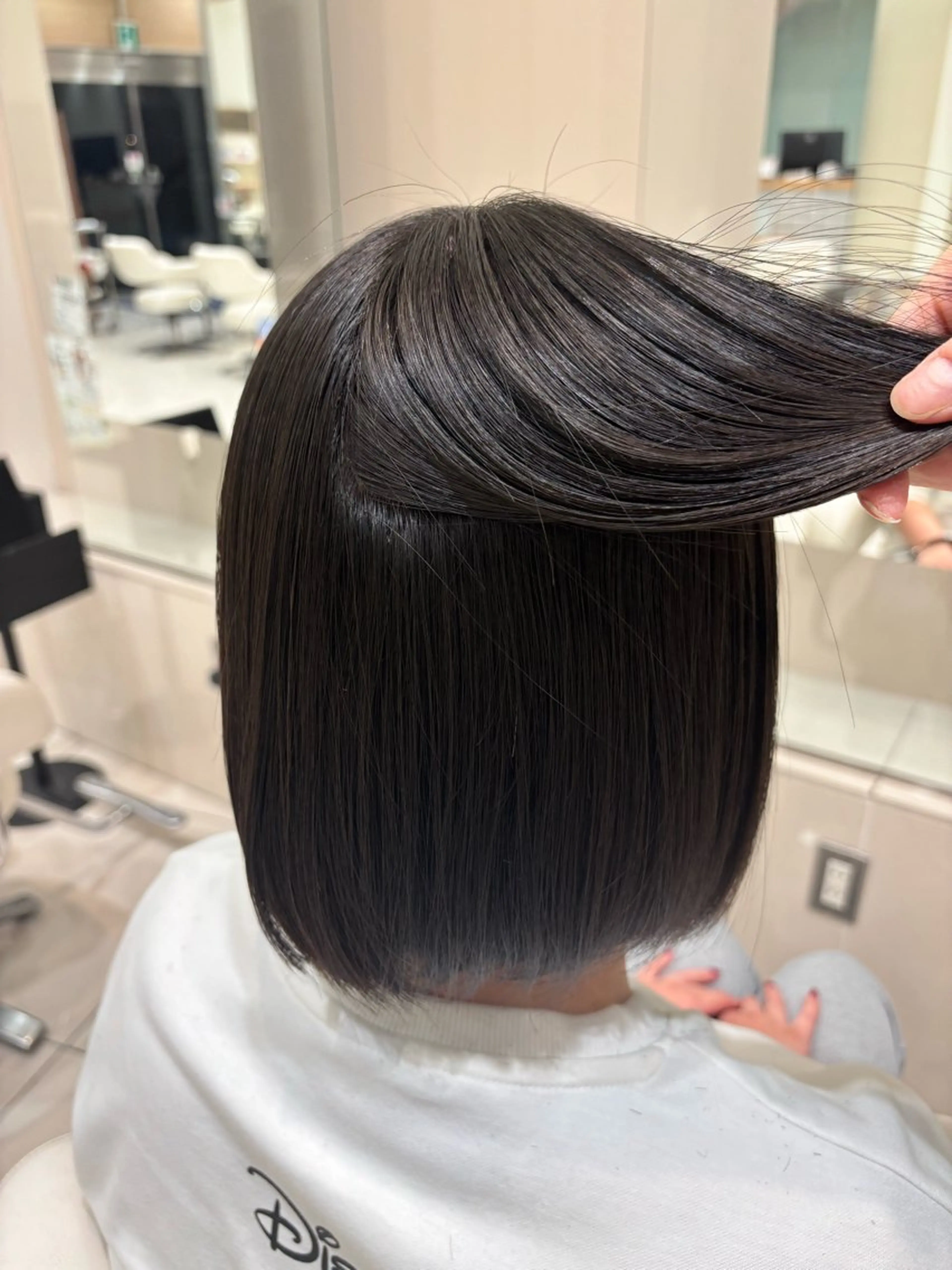 ミディアム 髪質改善 縮毛矯正 avance深井所属・🫧髪質改善🫧山口 碧のヘアスタイル