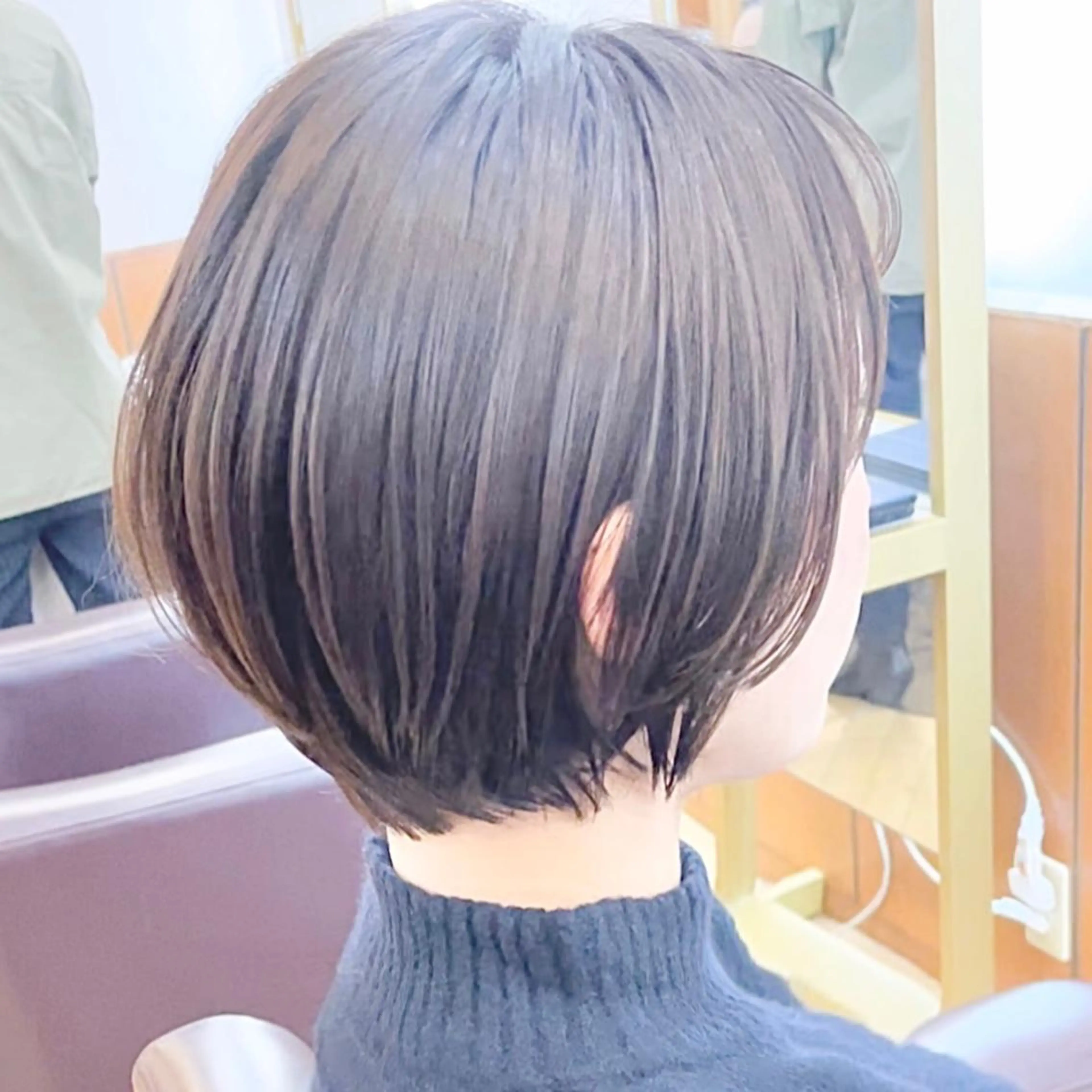 ショート カラー ヘアアレンジ キッズ ハンサムショート 丸みショート 髪質改善 ショートヘア トリートメント さわ きょうすけ/ ボブ髪質改善ショートのヘアスタイル