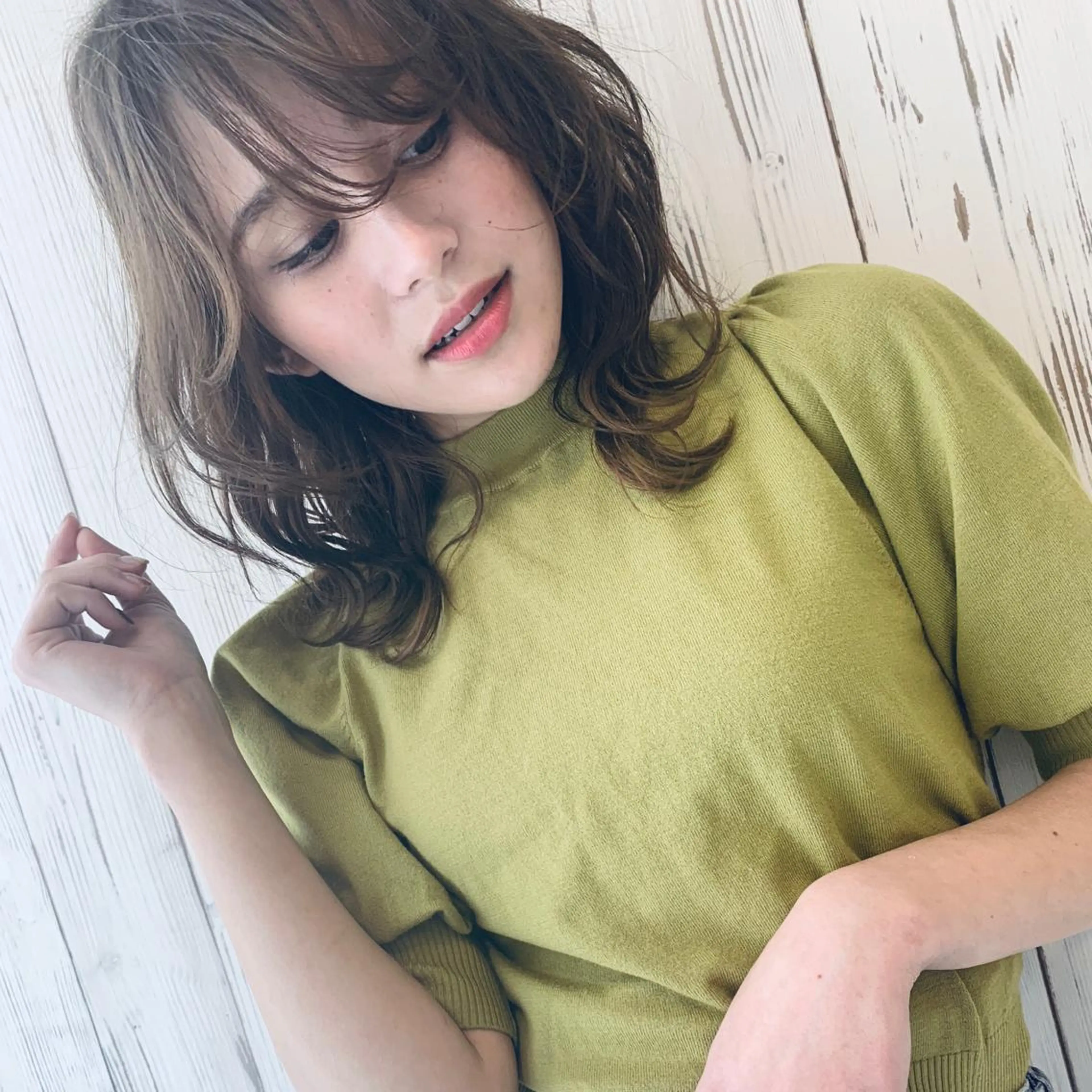 ミディアム 髪質改善 🍀岡村凌也のヘアスタイル