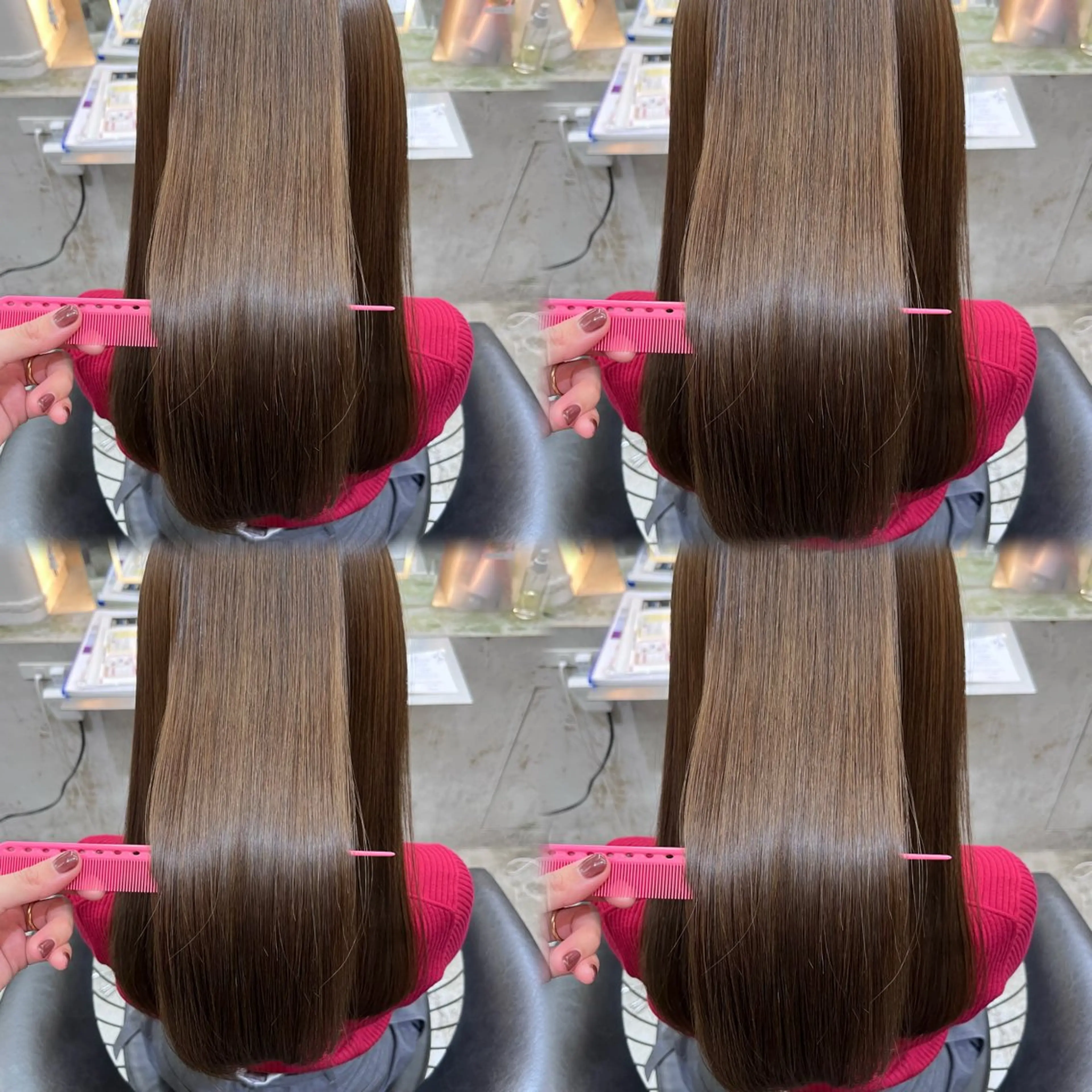 ロング レイヤーくびれヘア アレンジmanakaのヘアスタイル