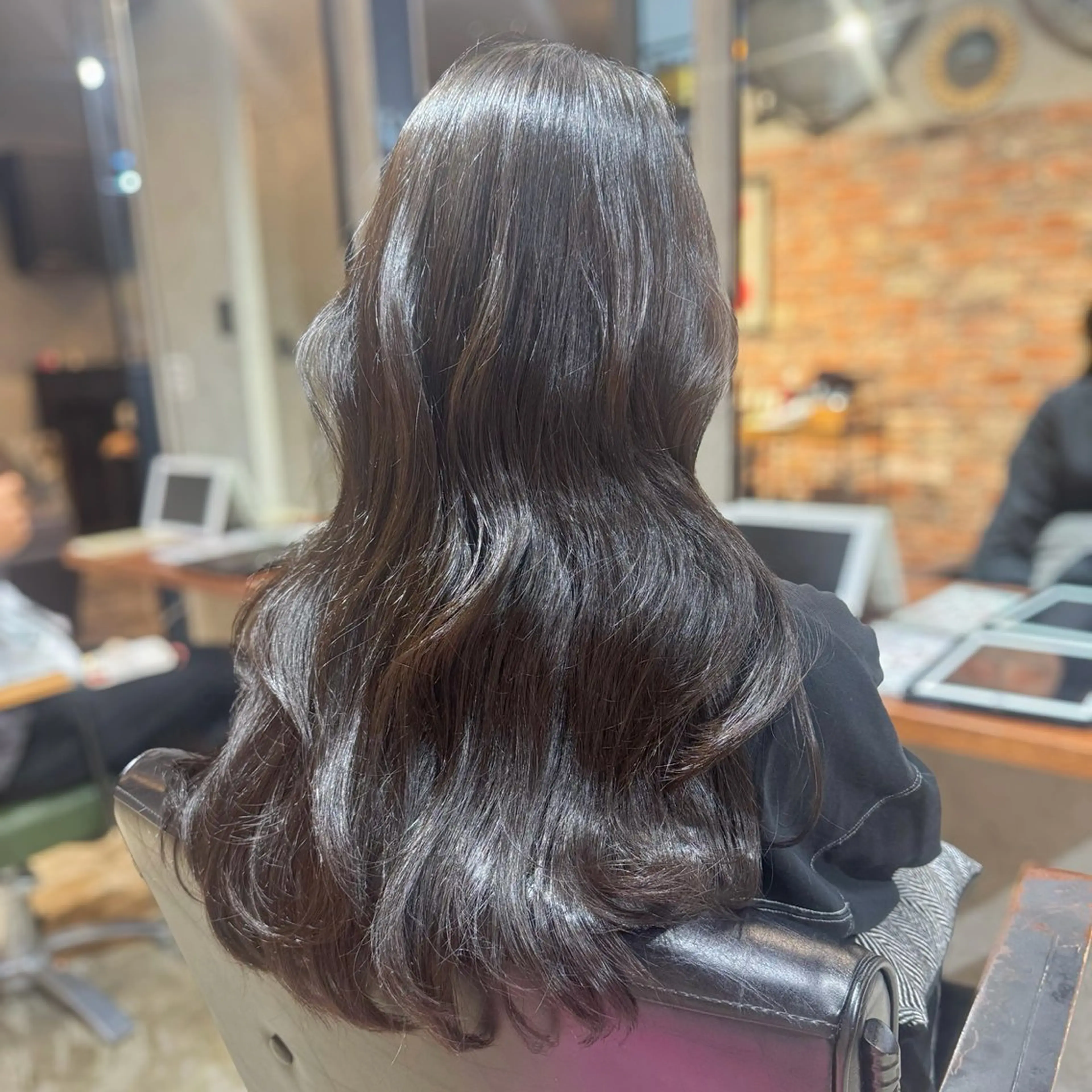 透明感アディクシーカラー🫧✨(カラー➕クイックスパ🧖♀️)の写真