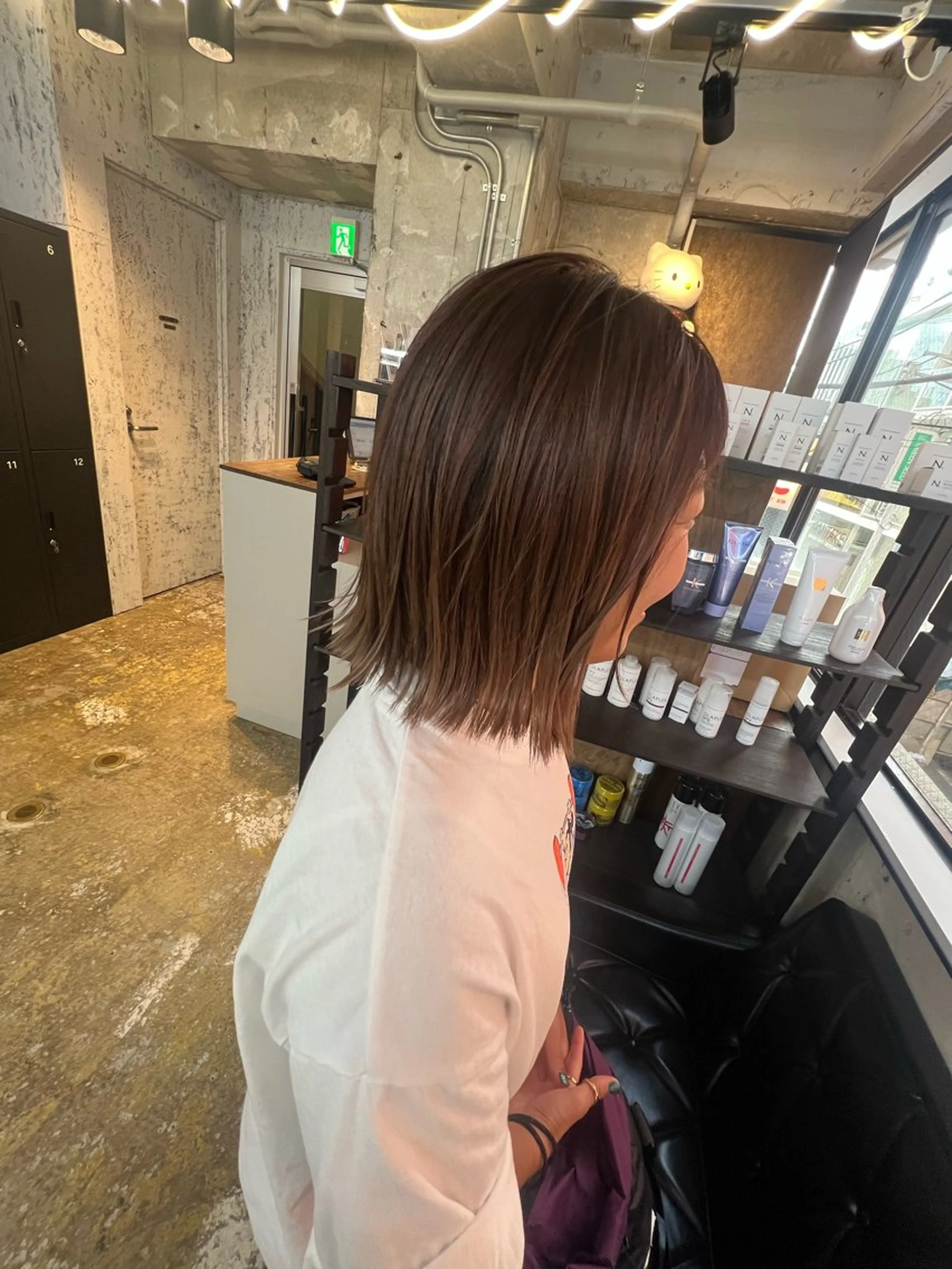 ミディアム どす こいのヘアスタイル