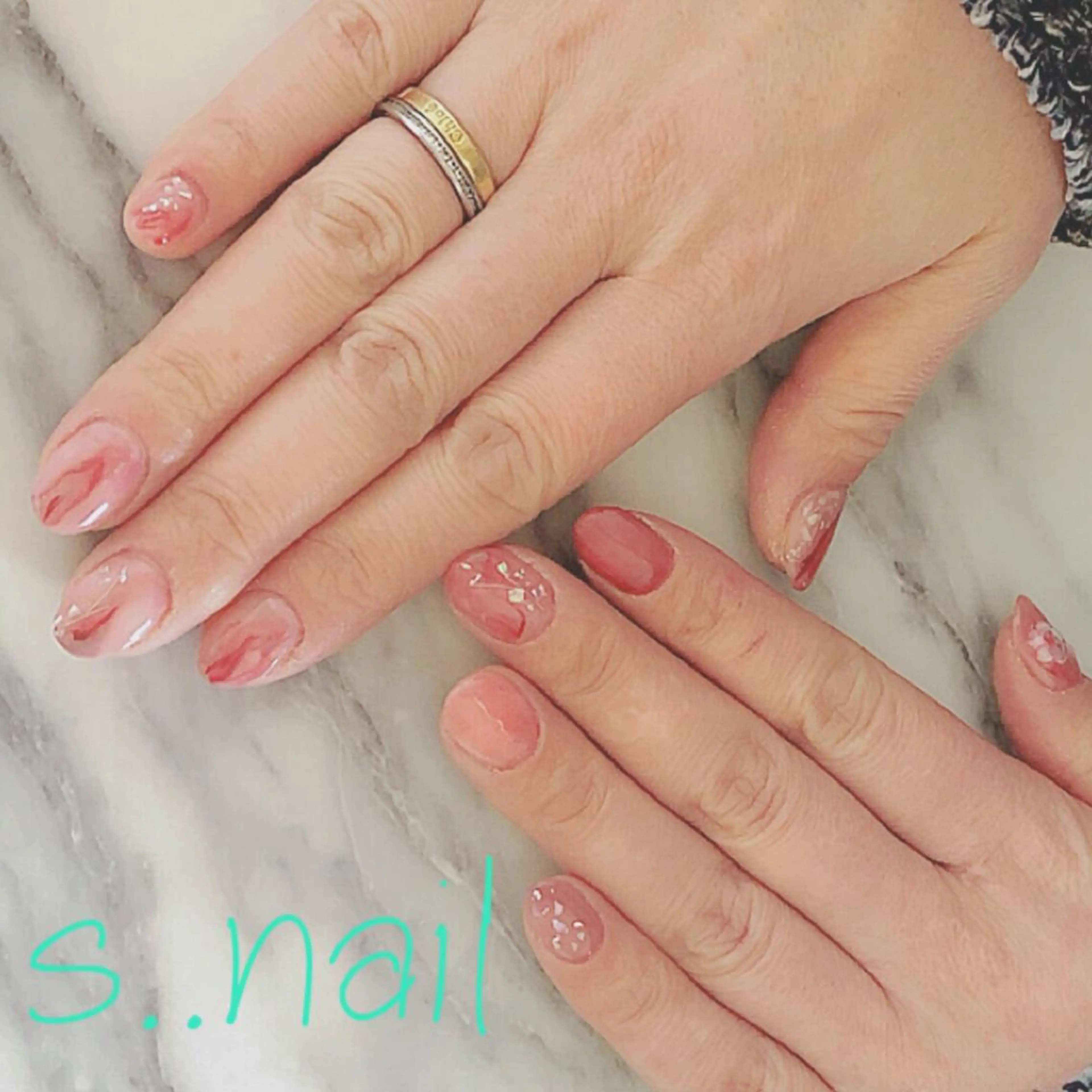 ネイル 桜ネイル ニュアンスネイル ハンドネイル フットネイル s..nail / MORITAのネイルデザイン