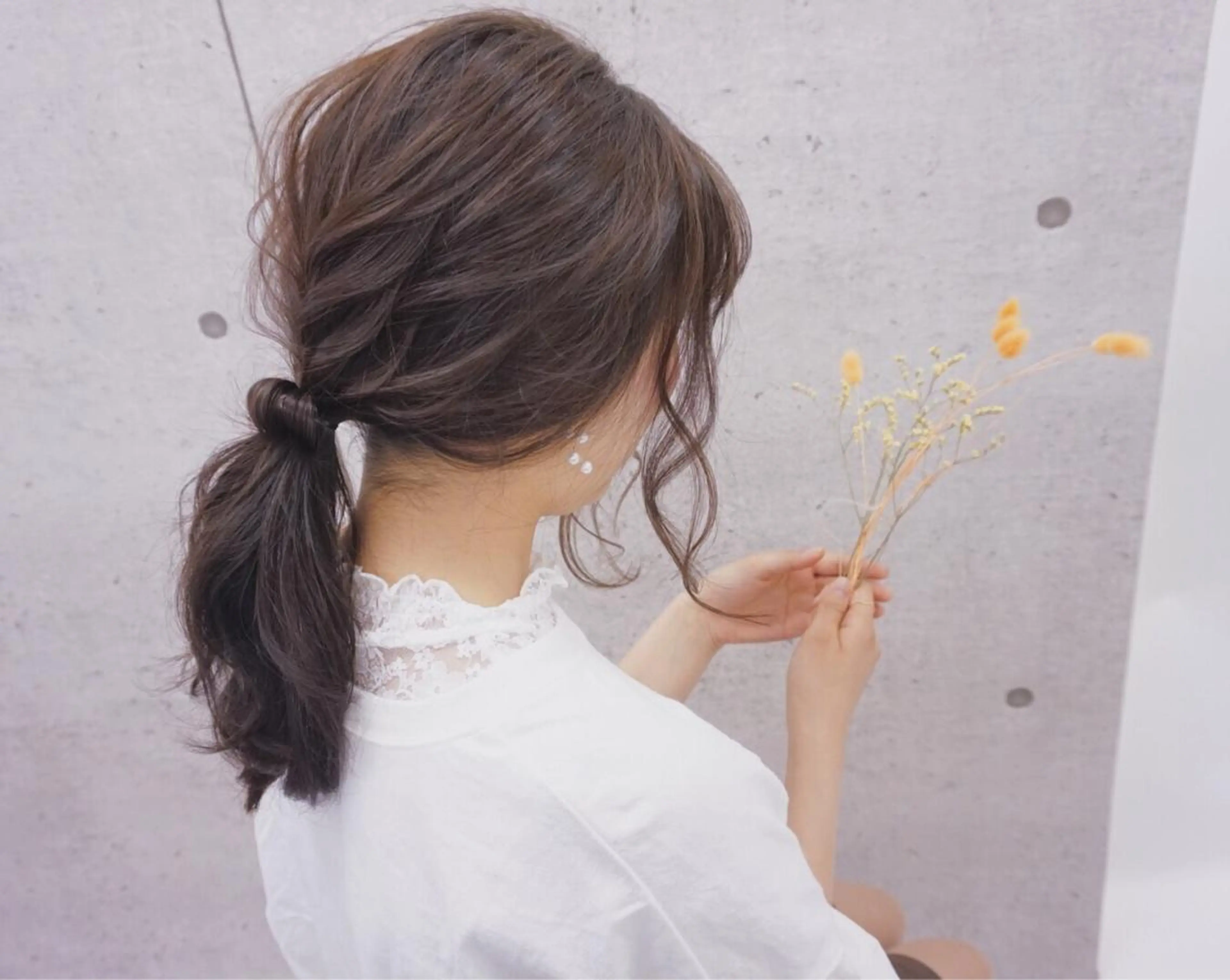 ミディアム カラー 長井 徹行のヘアスタイル