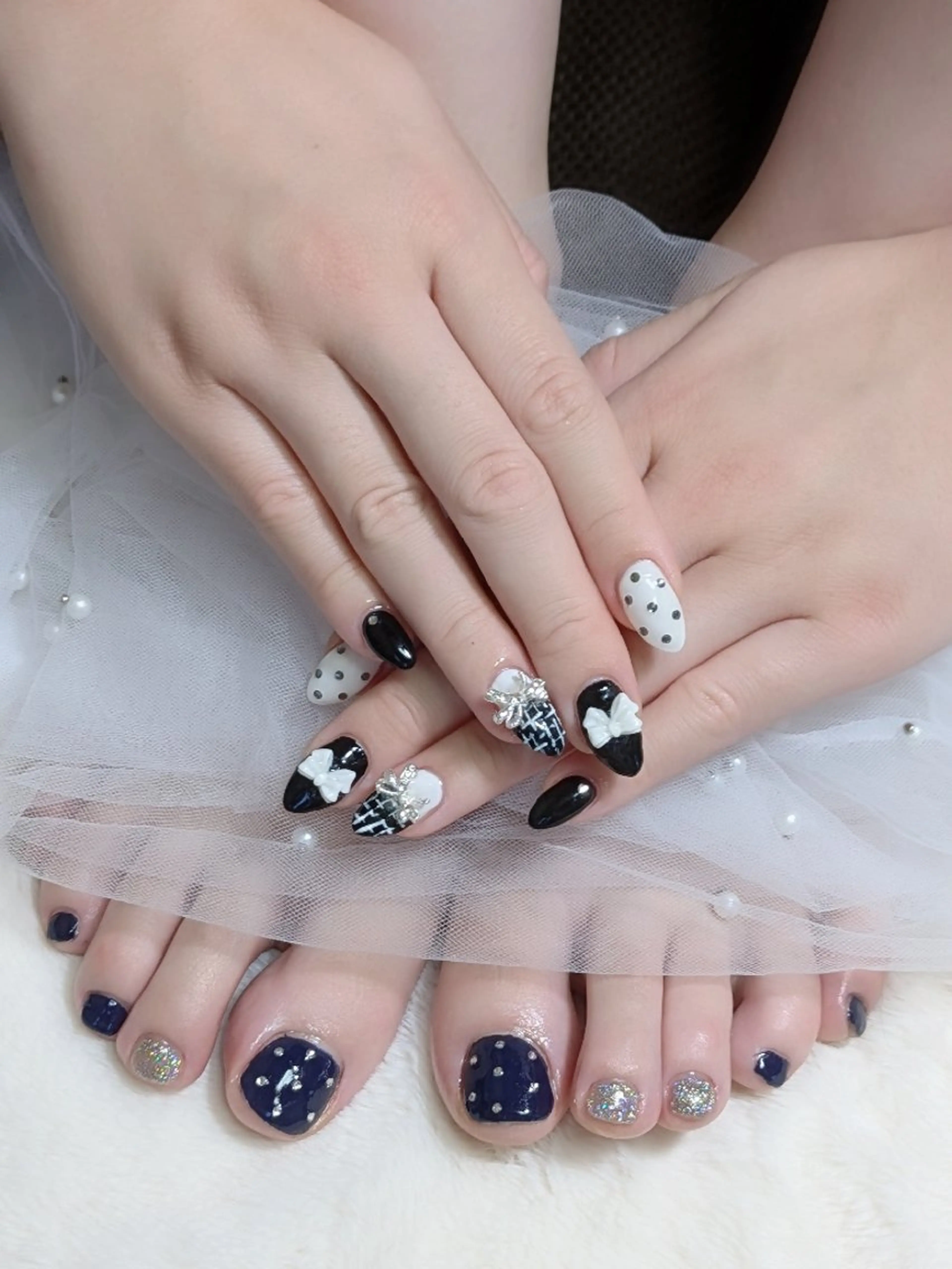 ネイル フットネイル ハンドネイル m&pPrivate nailsalonのネイルデザイン