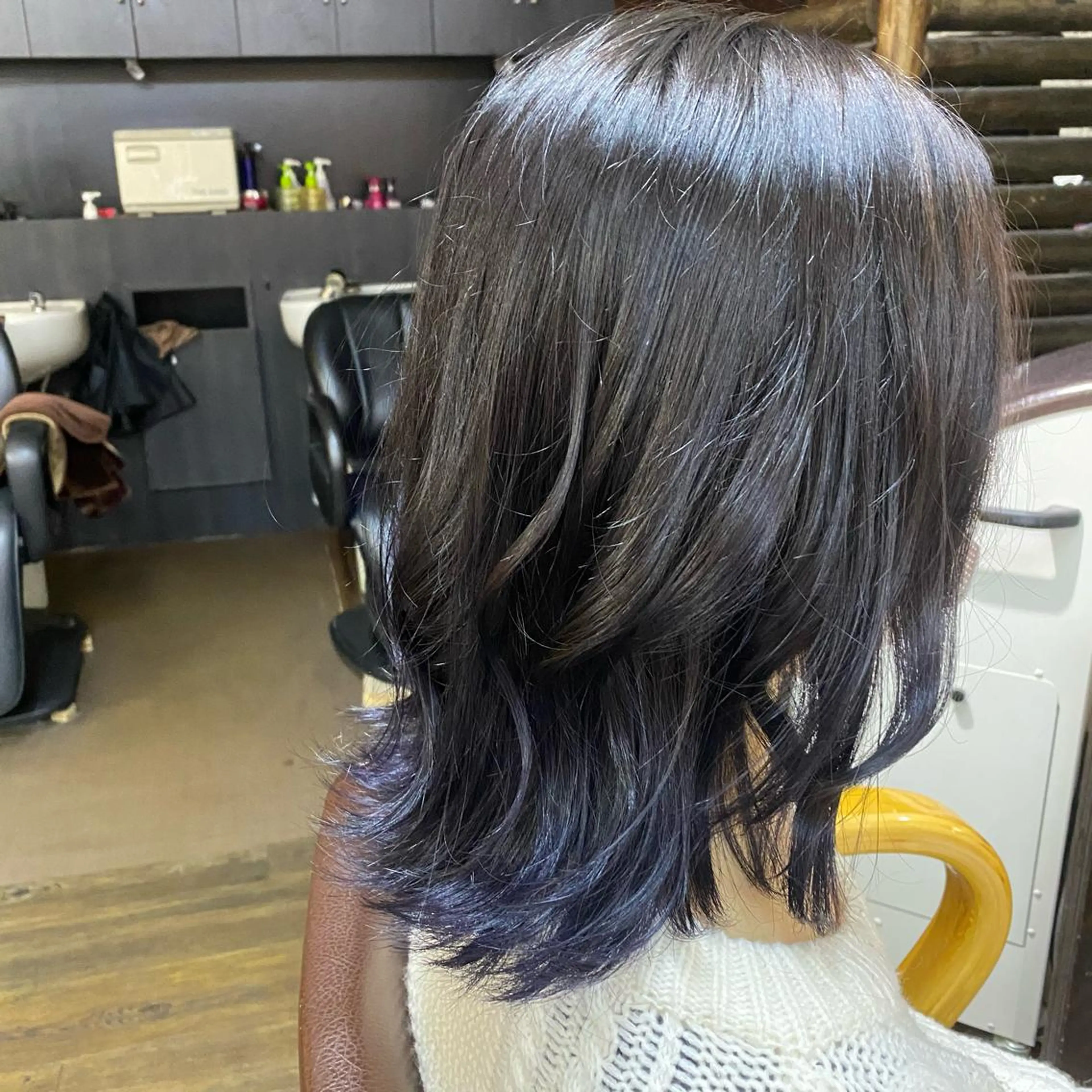 セミロング カラー グラデーションカラー 🎀艶ブリーチカラー 🎀Fan.🎀秋山のヘアスタイル