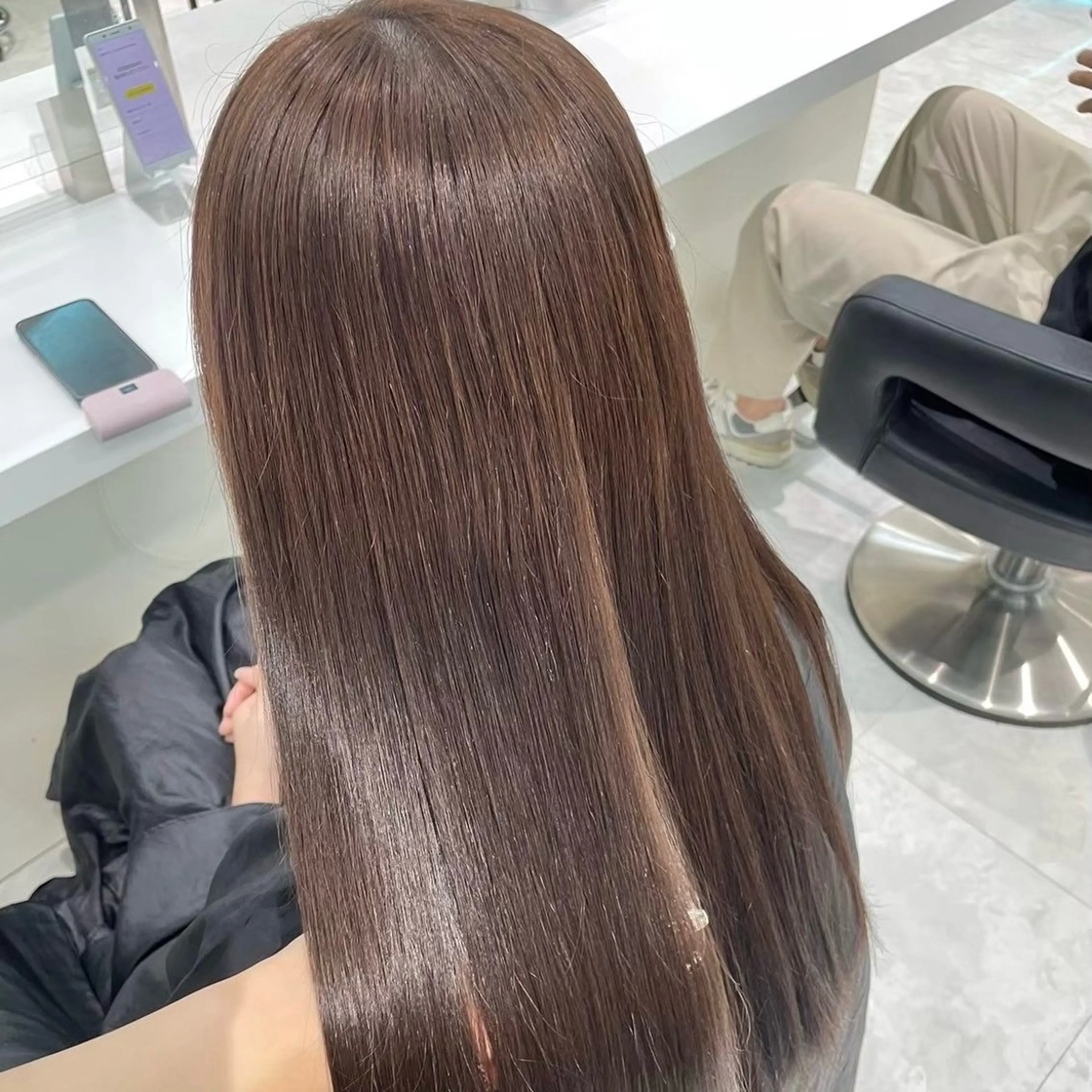 カラー ヘアカラー トリートメント 🤍透明感ブラウン himi🤍のヘアスタイル