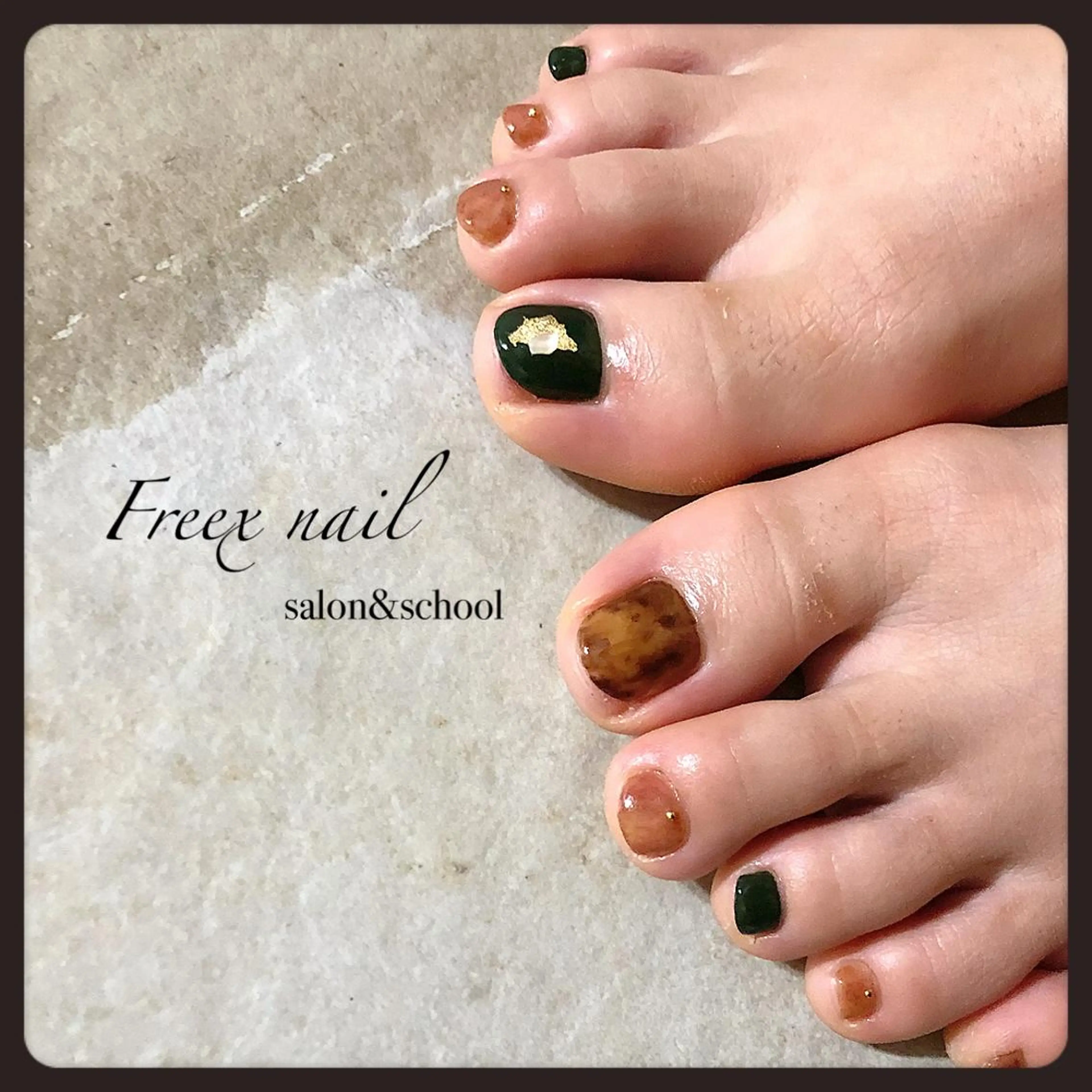 ネイル フットネイル freex nail /ニュアンス/個性派のネイルデザイン
