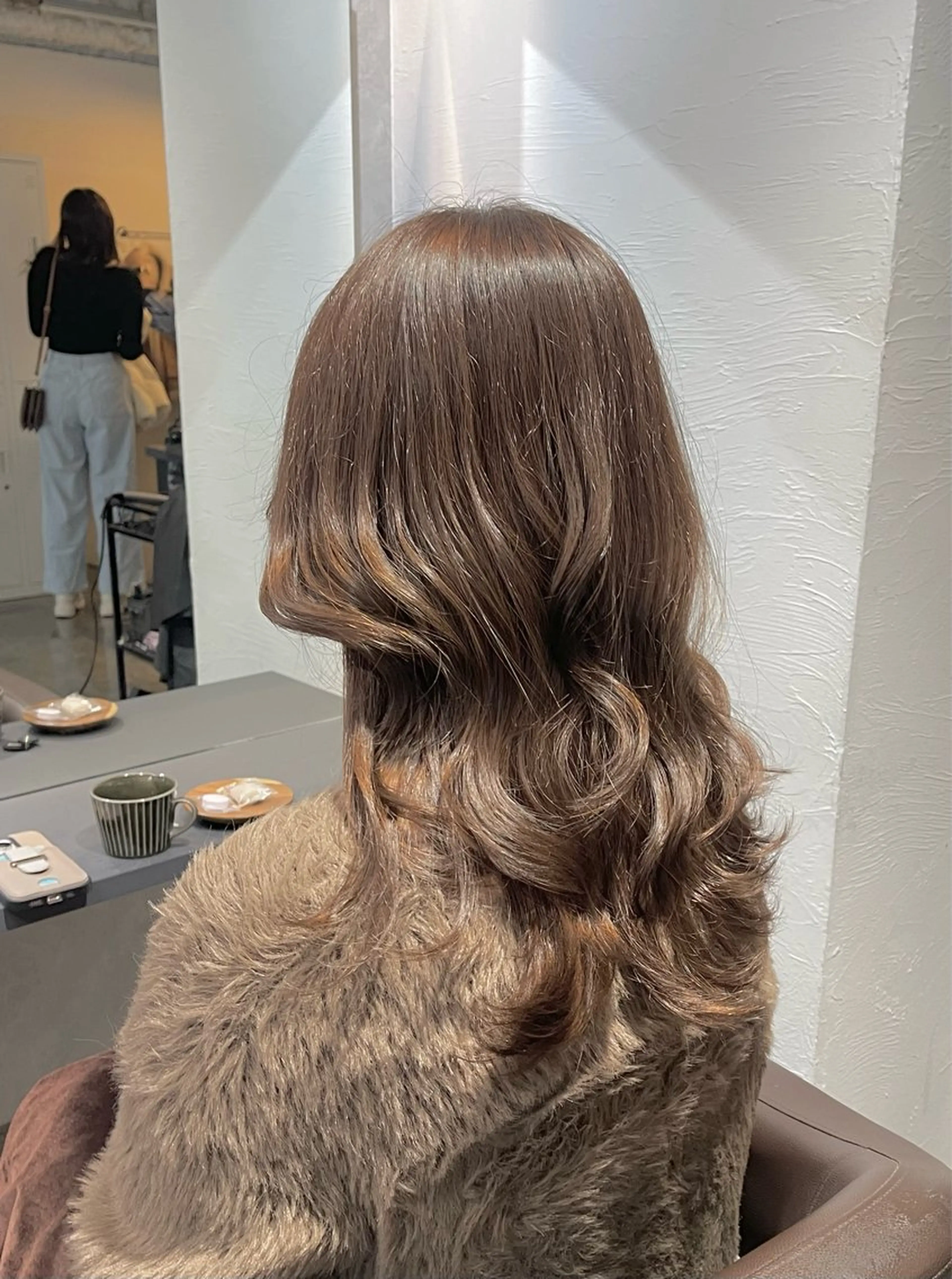 セミロング レイヤーカット 伊達 育海のヘアスタイル