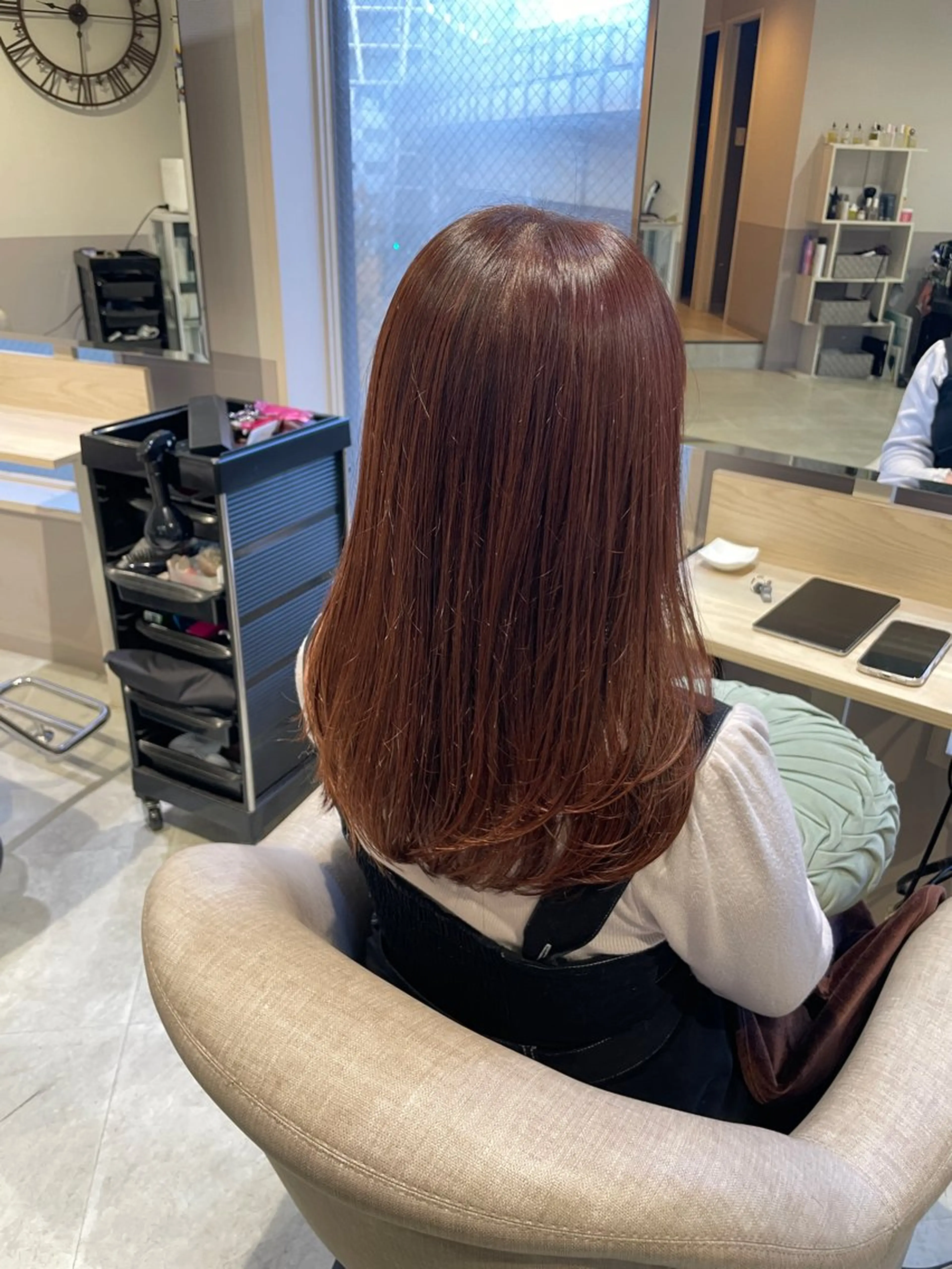 セミロング カラー HARUKA韓国ヘア /Luana梅田のヘアスタイル