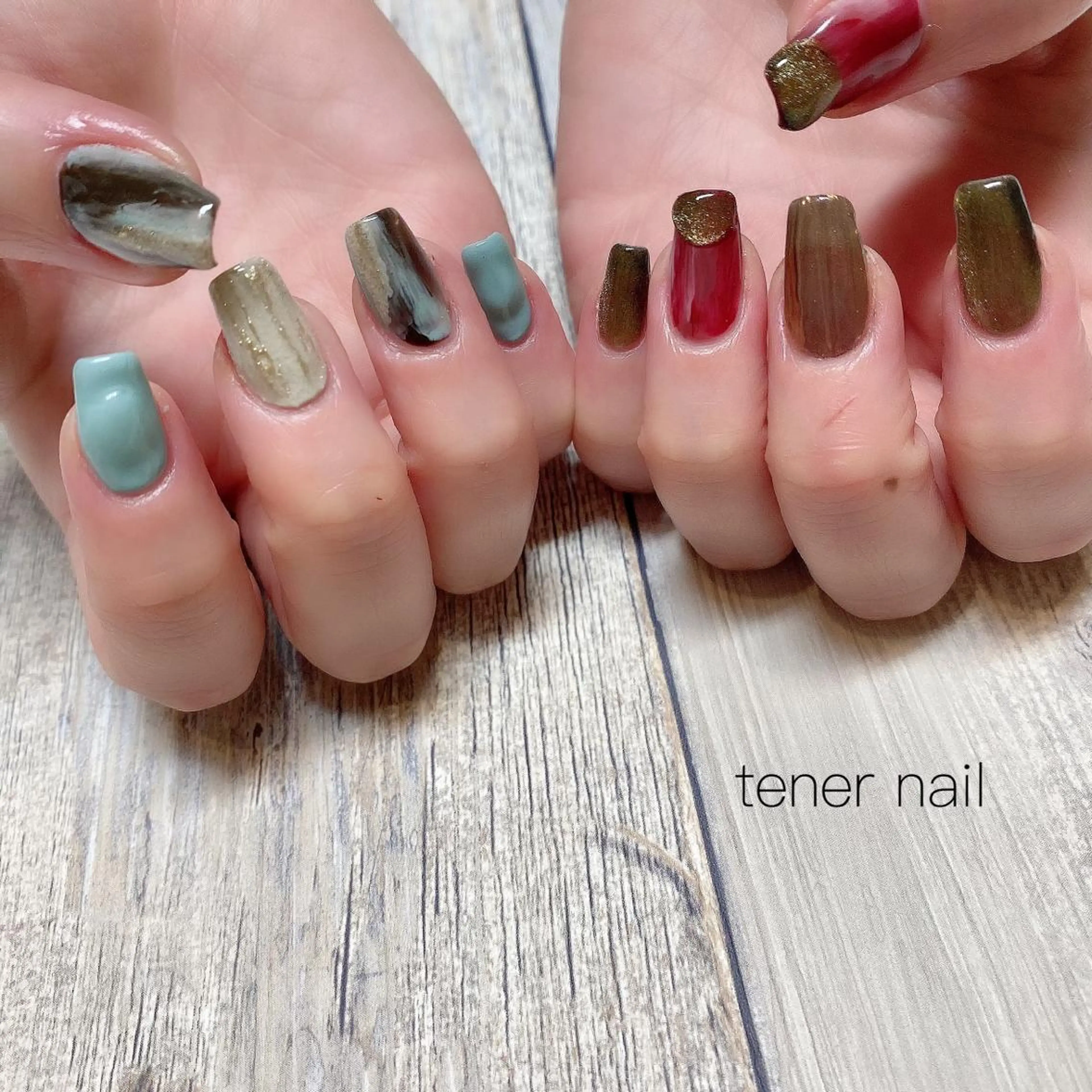 ネイル ニュアンスネイル テネルネイル tener nailのネイルデザイン