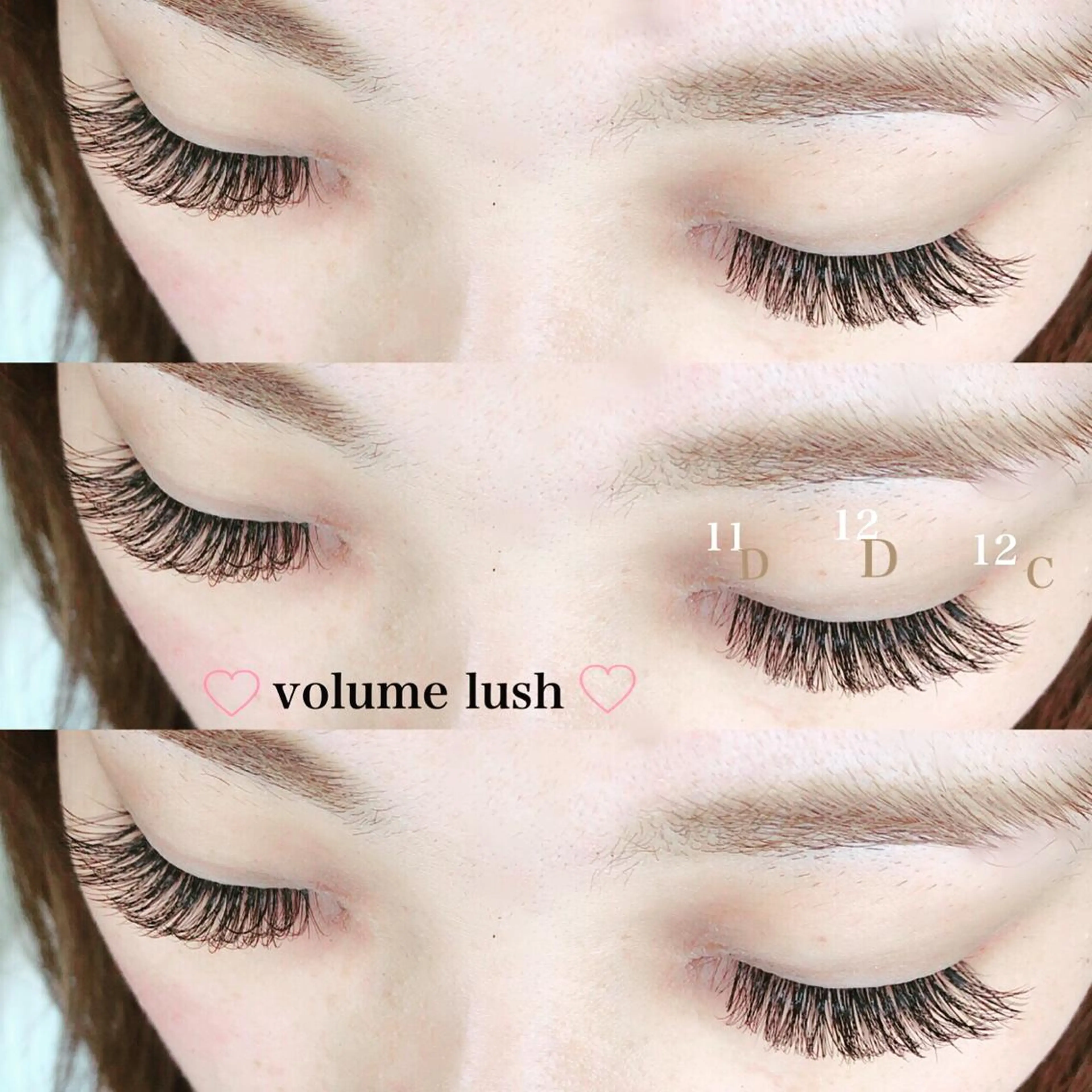 マツエク・マツパ ボリュームラッシュ 心斎橋🤍韓国.美眉 パリジェンヌ R..のマツエク・マツパデザイン