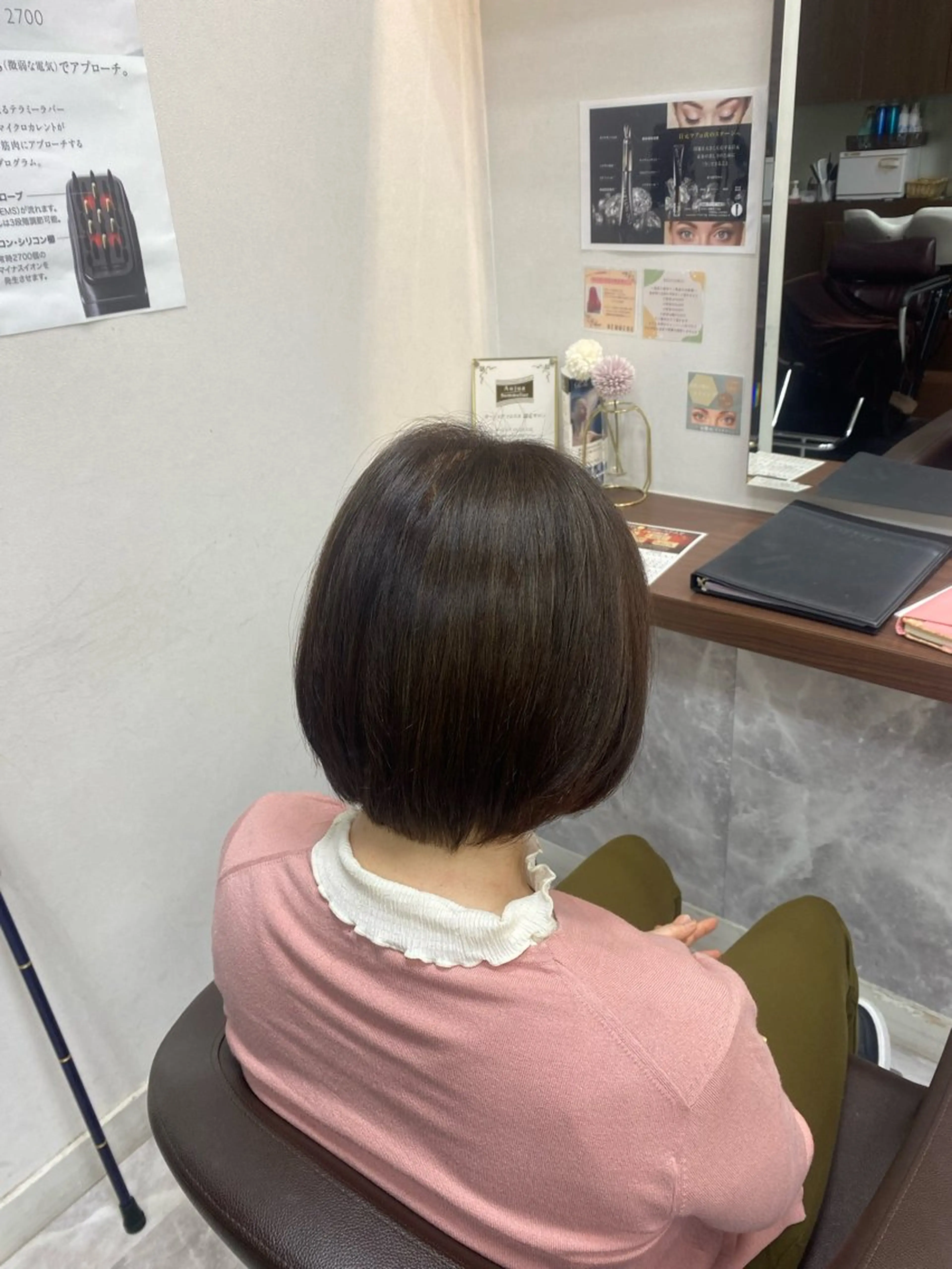 ショート ショートボブ ボブ ショートヘア 寺井 萌恵のヘアスタイル