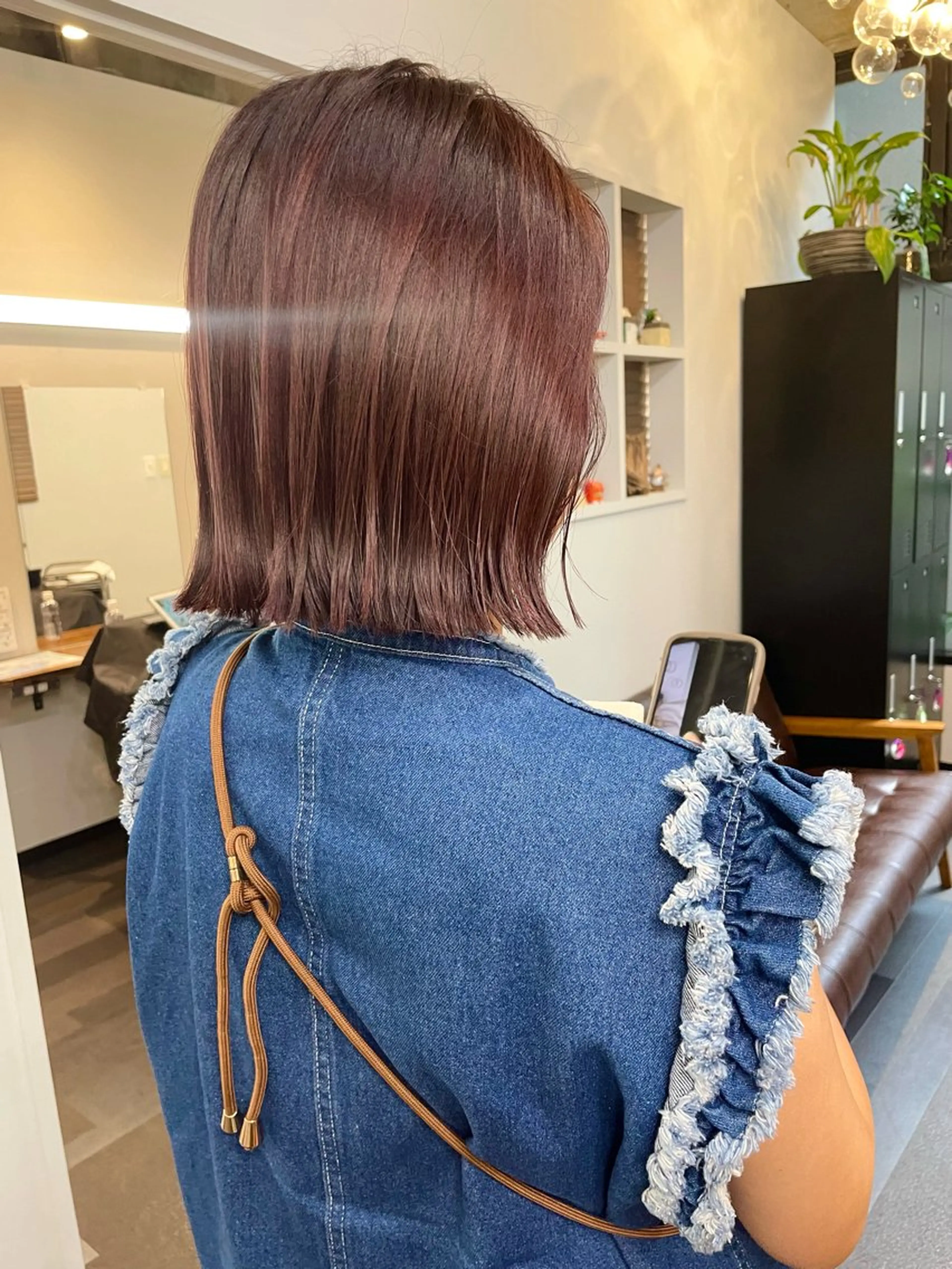 ショート カラー ブラウンカラー 山西 真奈のヘアスタイル