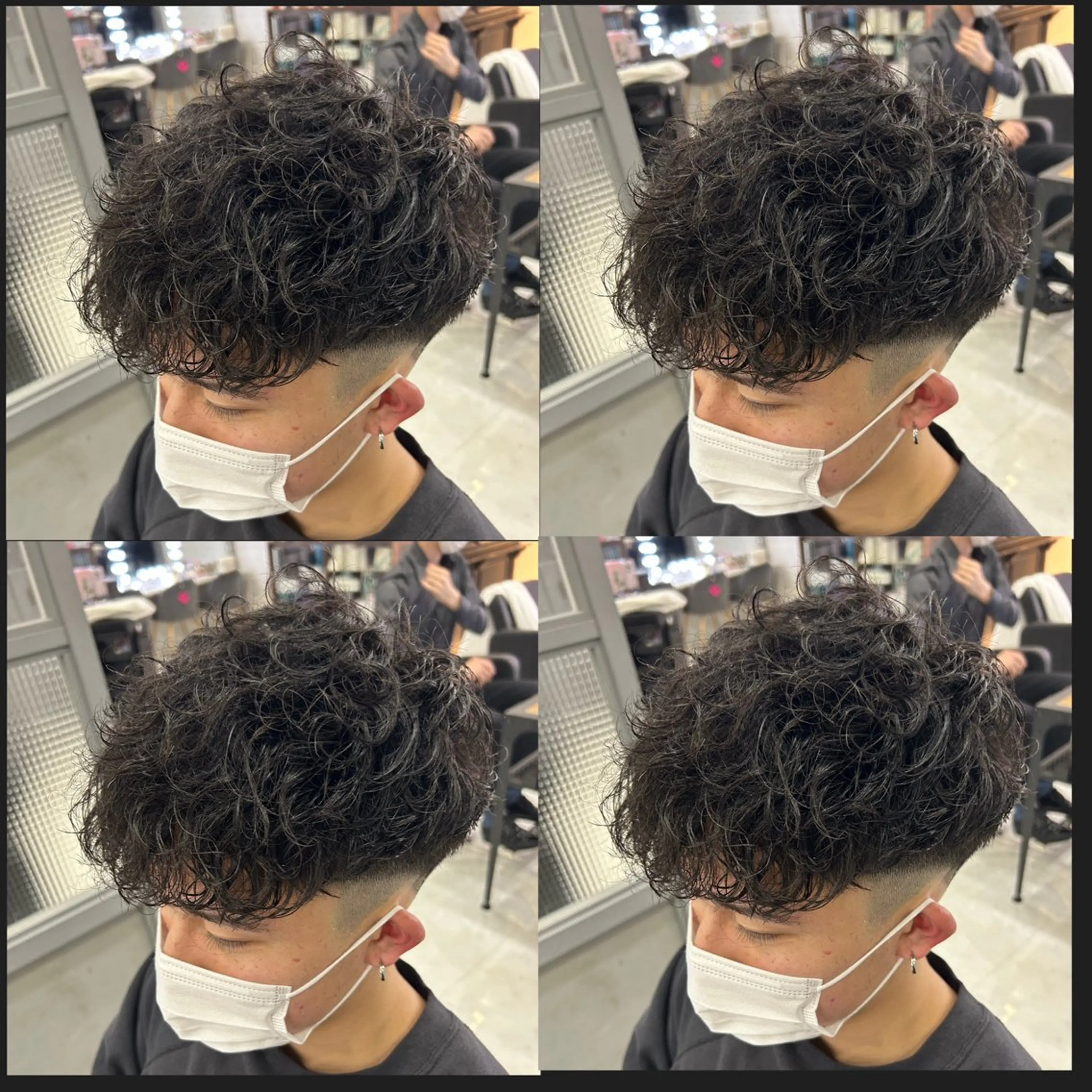 ショート 🔥メンズパーマ 特化 渡辺一翔のヘアスタイル