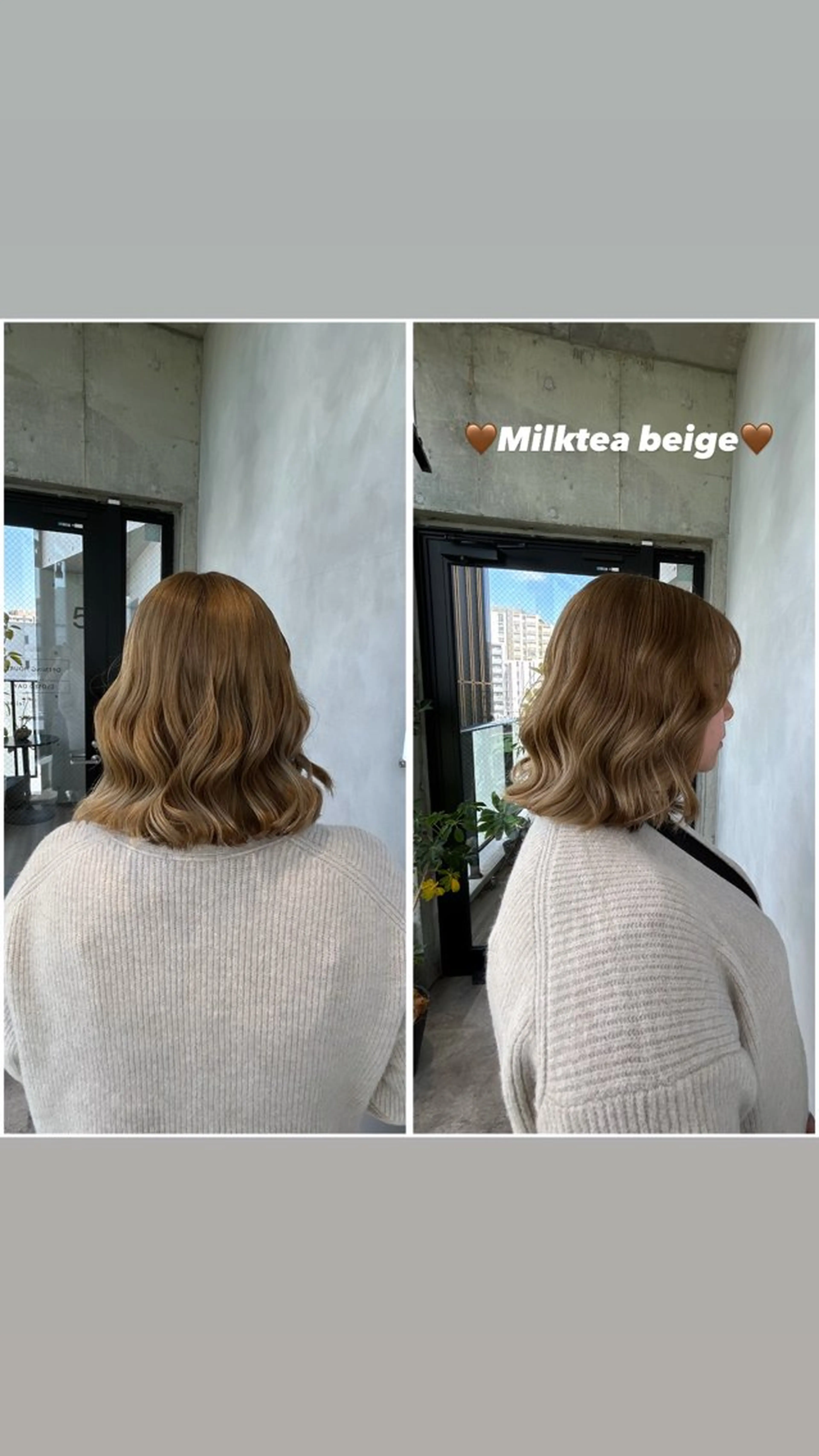 ミディアム カラー ブリーチ 透明感カラー ヘアカラー 茅ヶ崎/ハイトーン/ Ramuのヘアスタイル