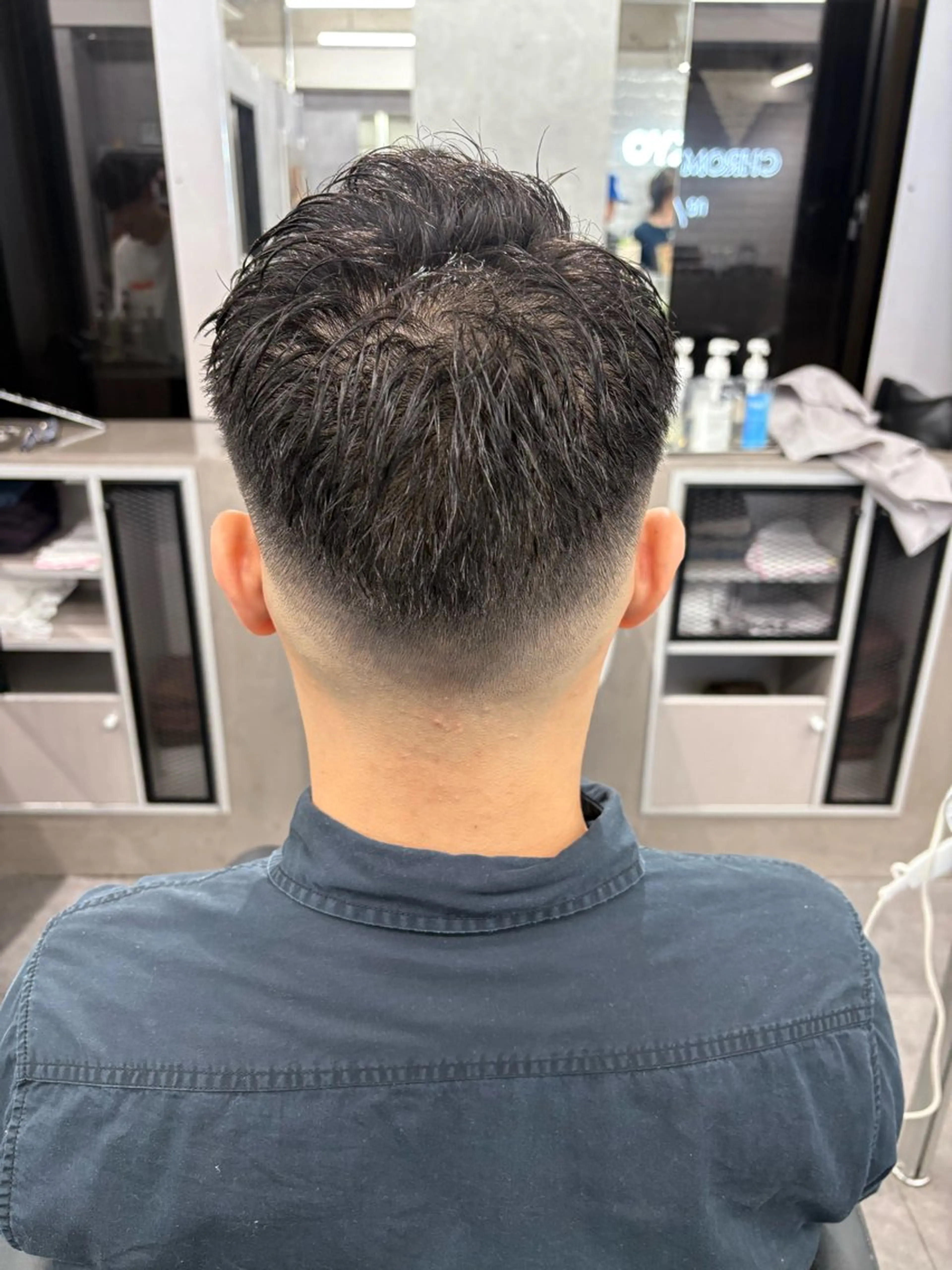 ショート メンズ カット パーマ 本間 颯太のヘアスタイル