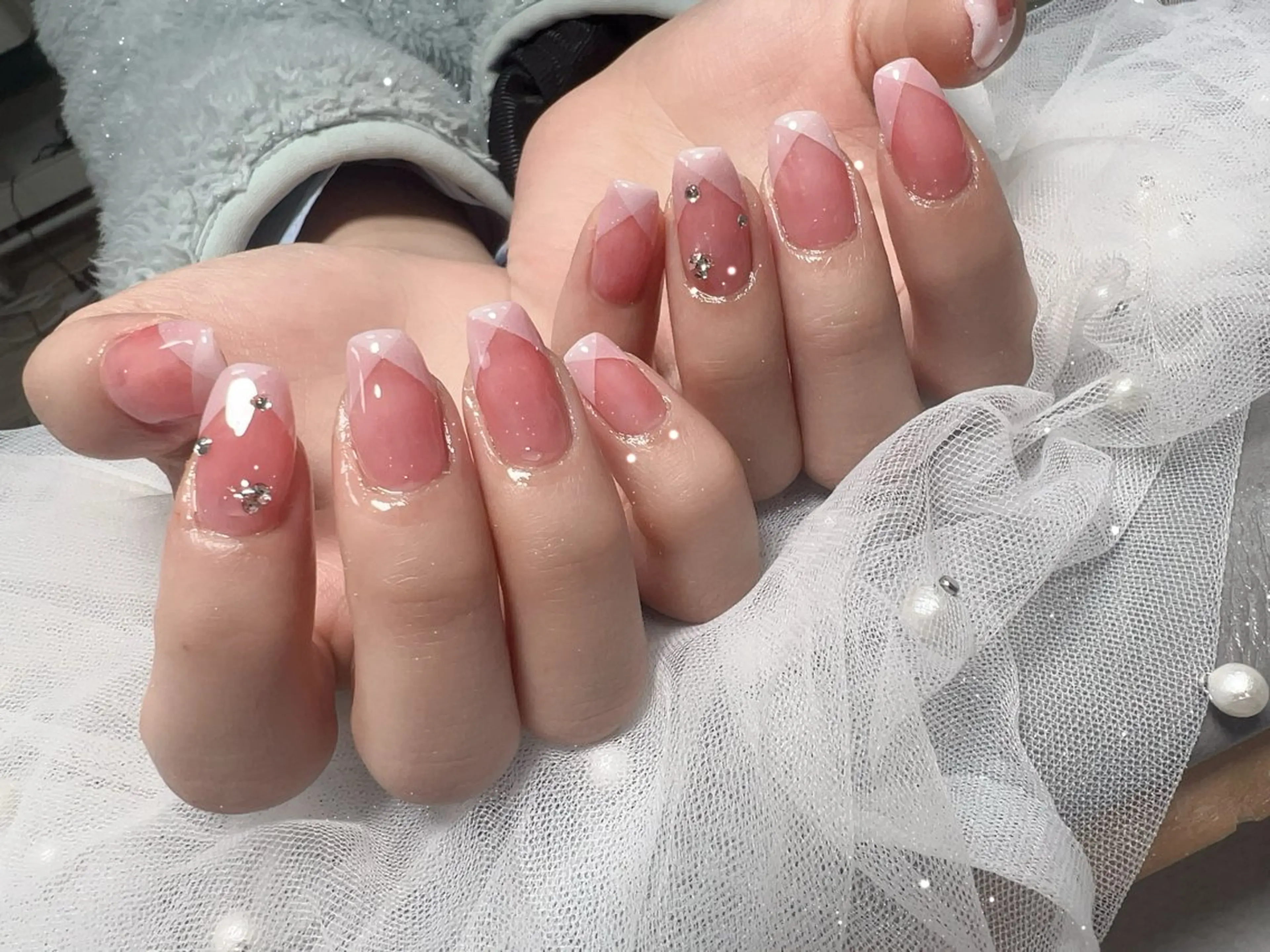 ネイル 成人式 長さ出し フットネイル フレンチネイル ジェルネイル ハンドネイル Nail NaNaのネイルデザイン
