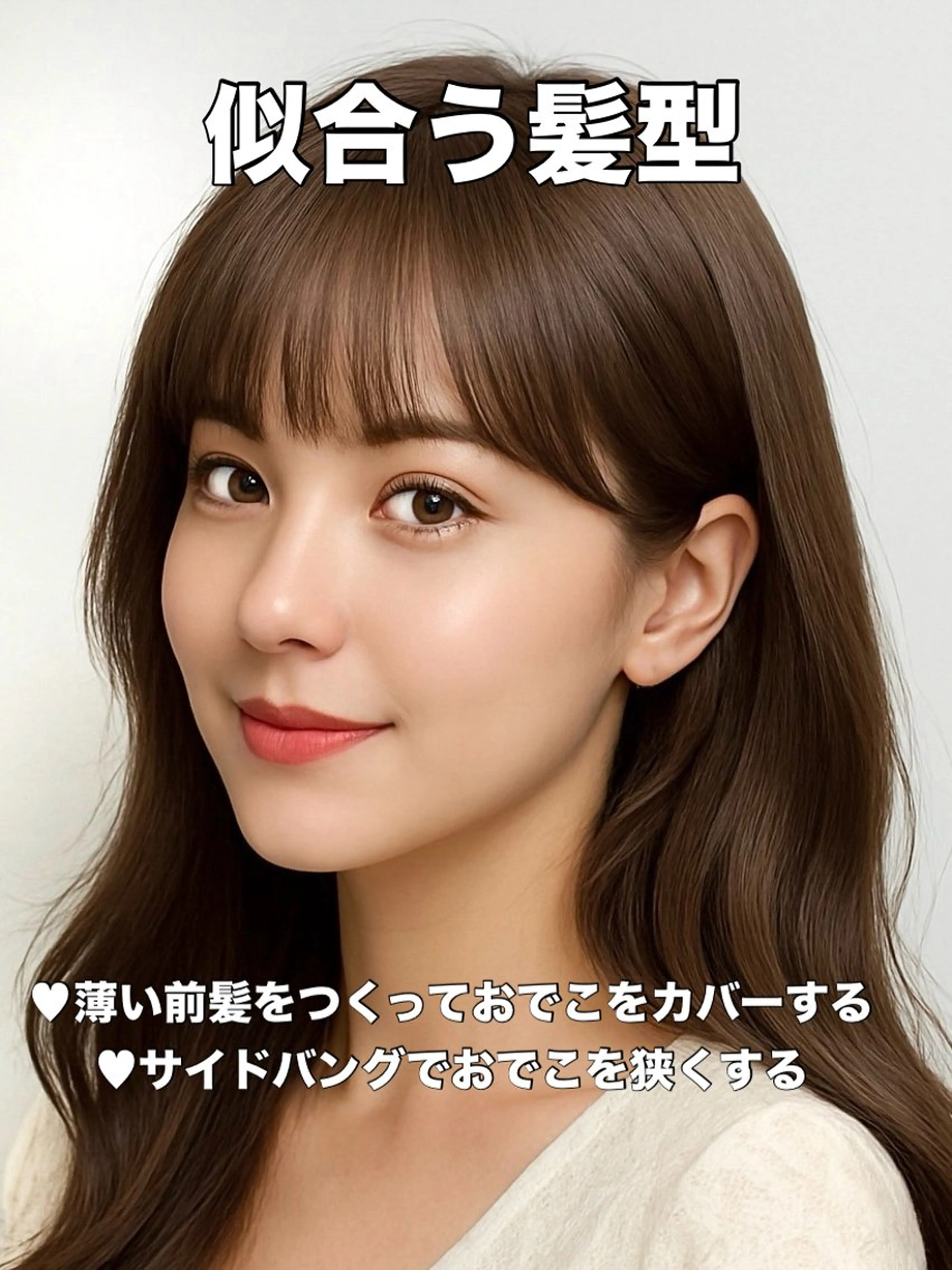 セミロング 映える顔まわり/前髪 特化 💗 ユキマのヘアスタイル