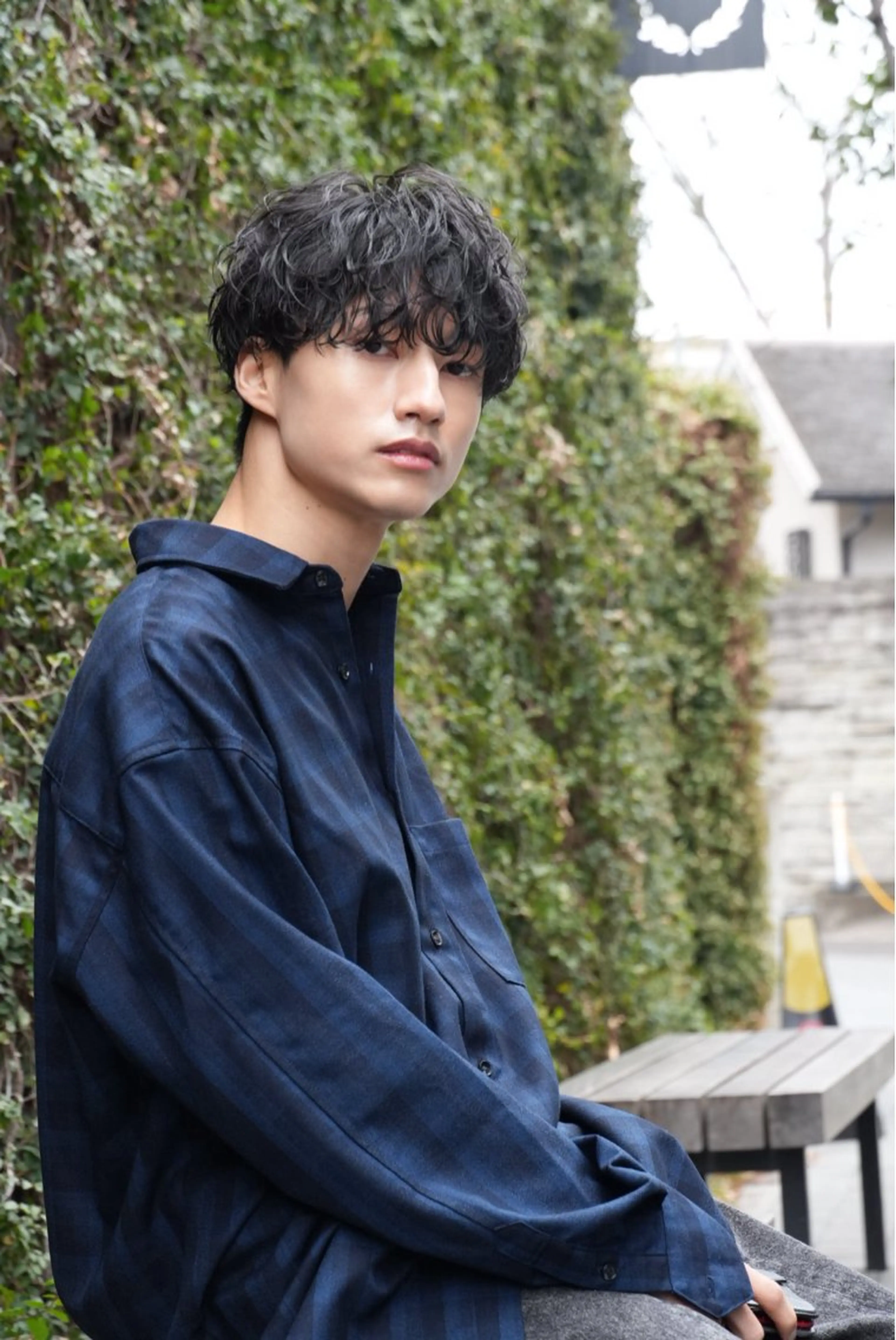 ショート パーマ メンズ カット パーマ トリートメント ヘアセット 11.12月限定割引 fifth前比嘉💥のヘアスタイル