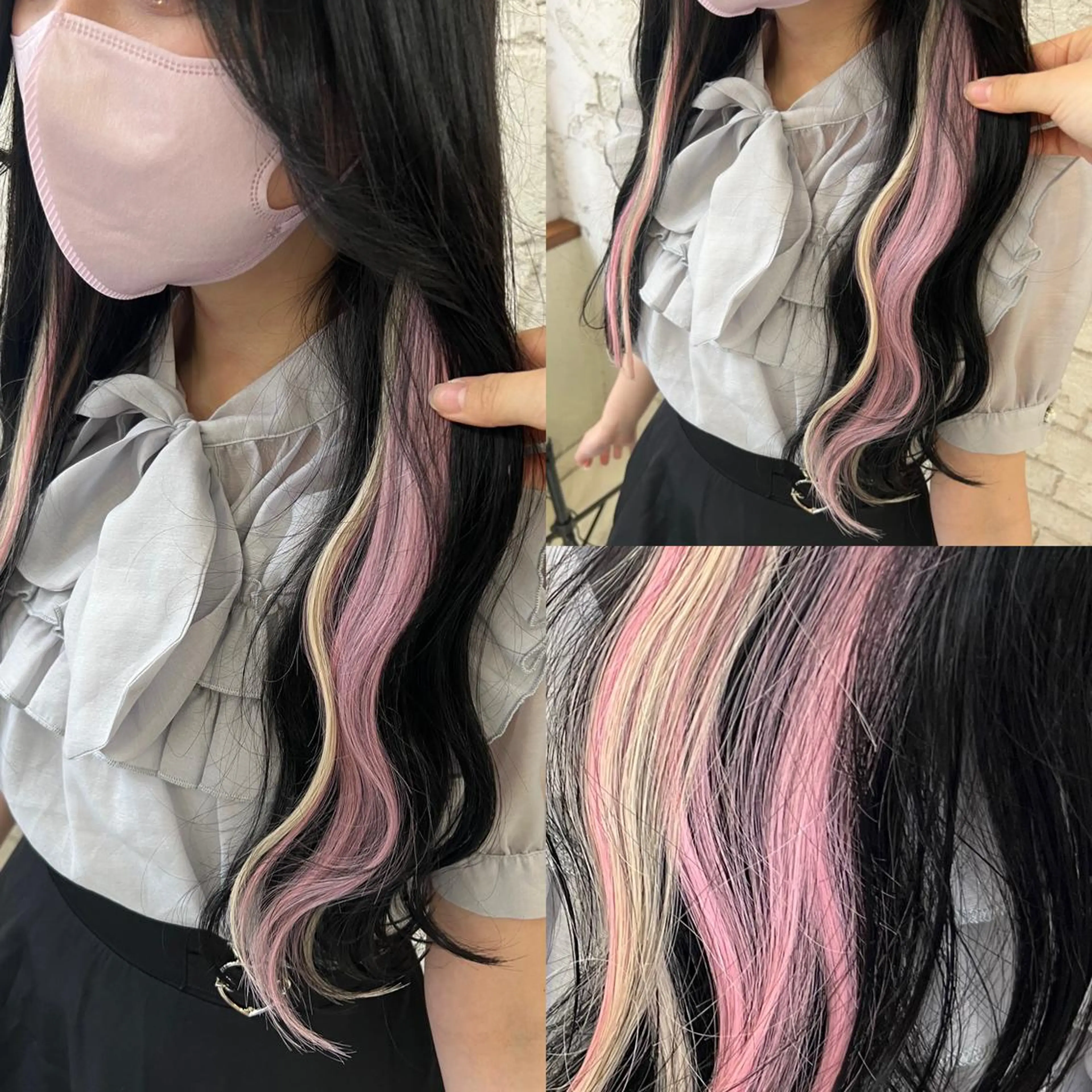 ロング エクステ エクステ＆艶カラー 🎀YURINA🎀のヘアスタイル