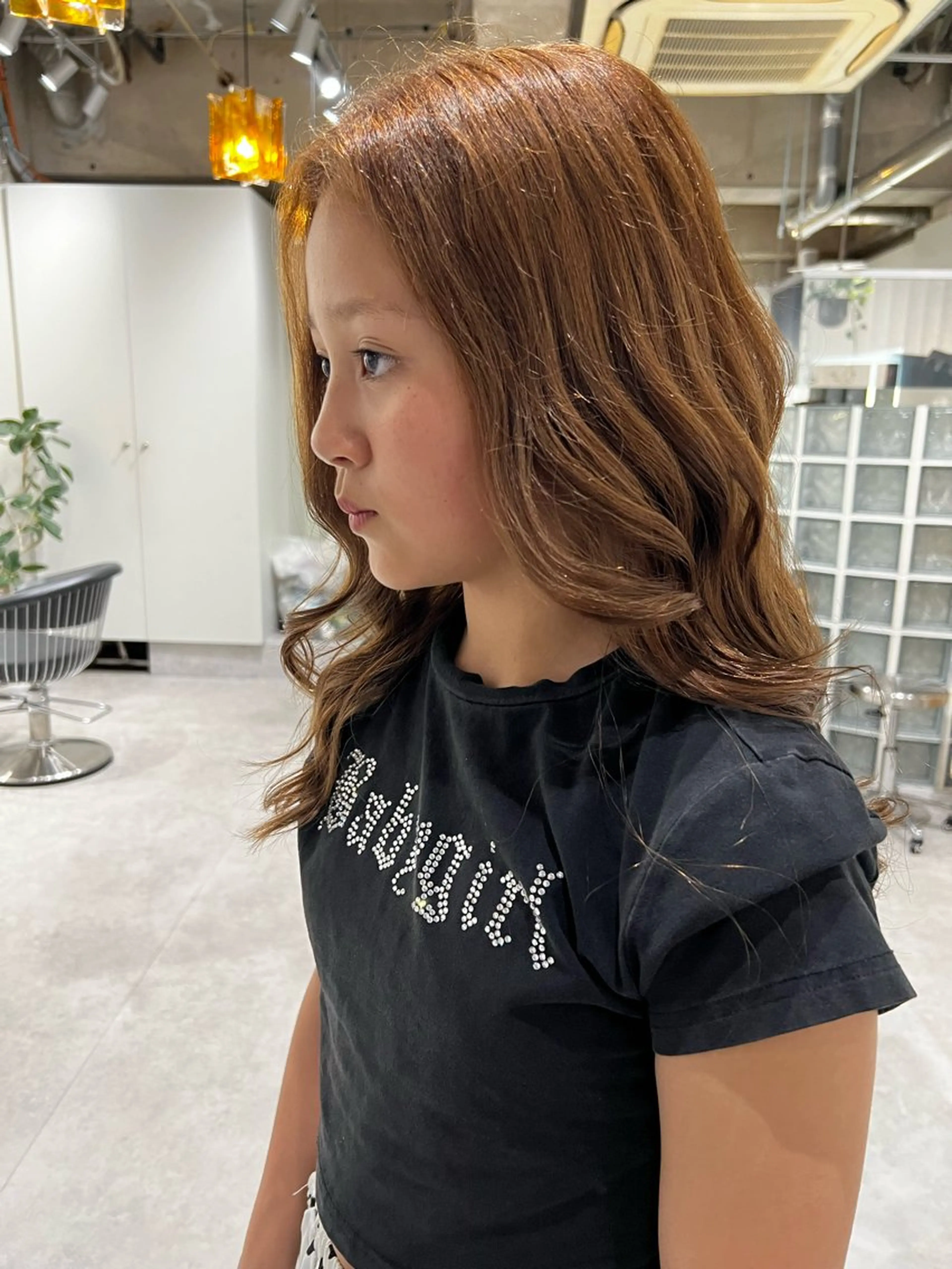 ロング カラー ベージュカラー 学生 カット ヘアカラー 山本 麗のヘアスタイル