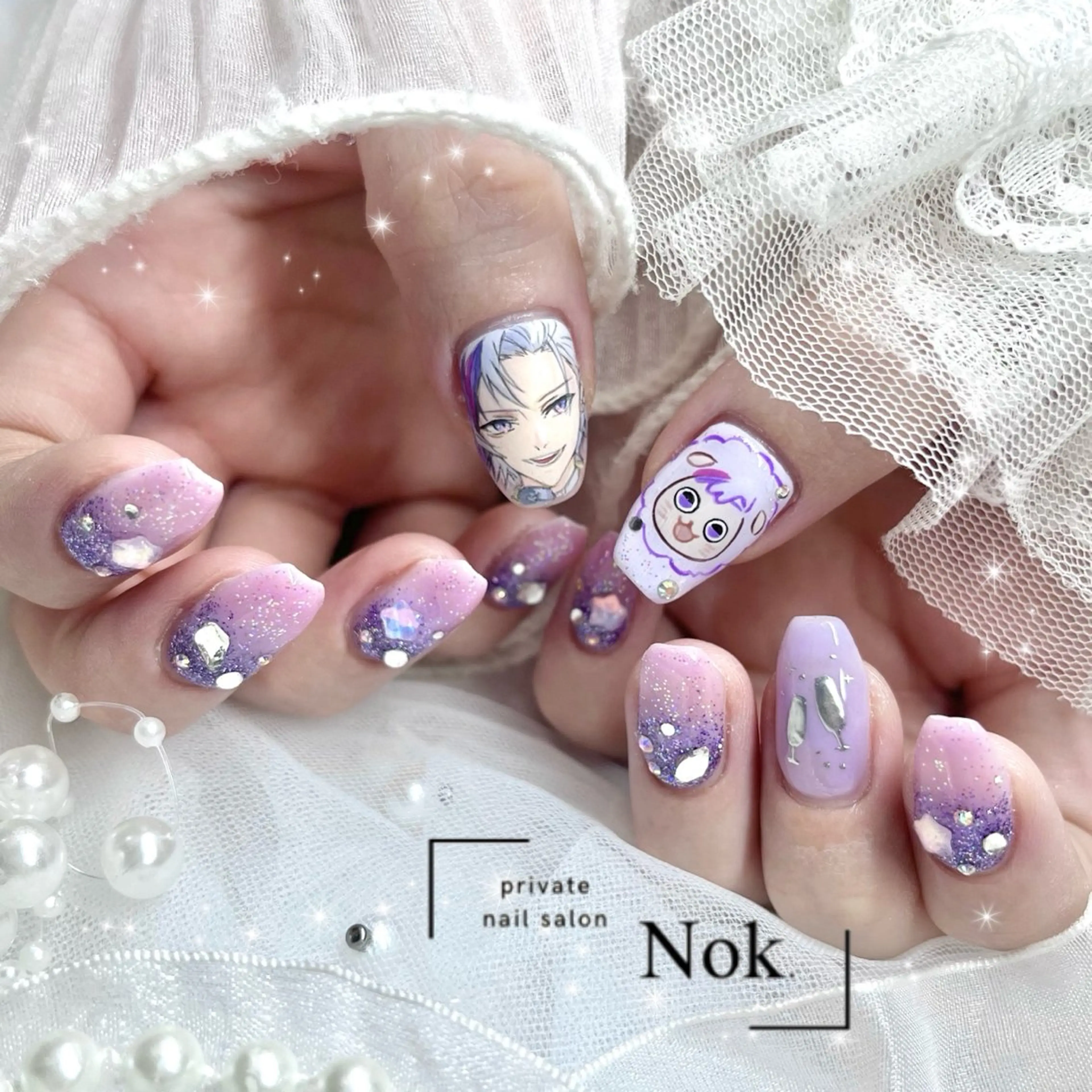 ネイル ハンドネイル 池袋痛ネイル Nok. 渡辺のネイルデザイン