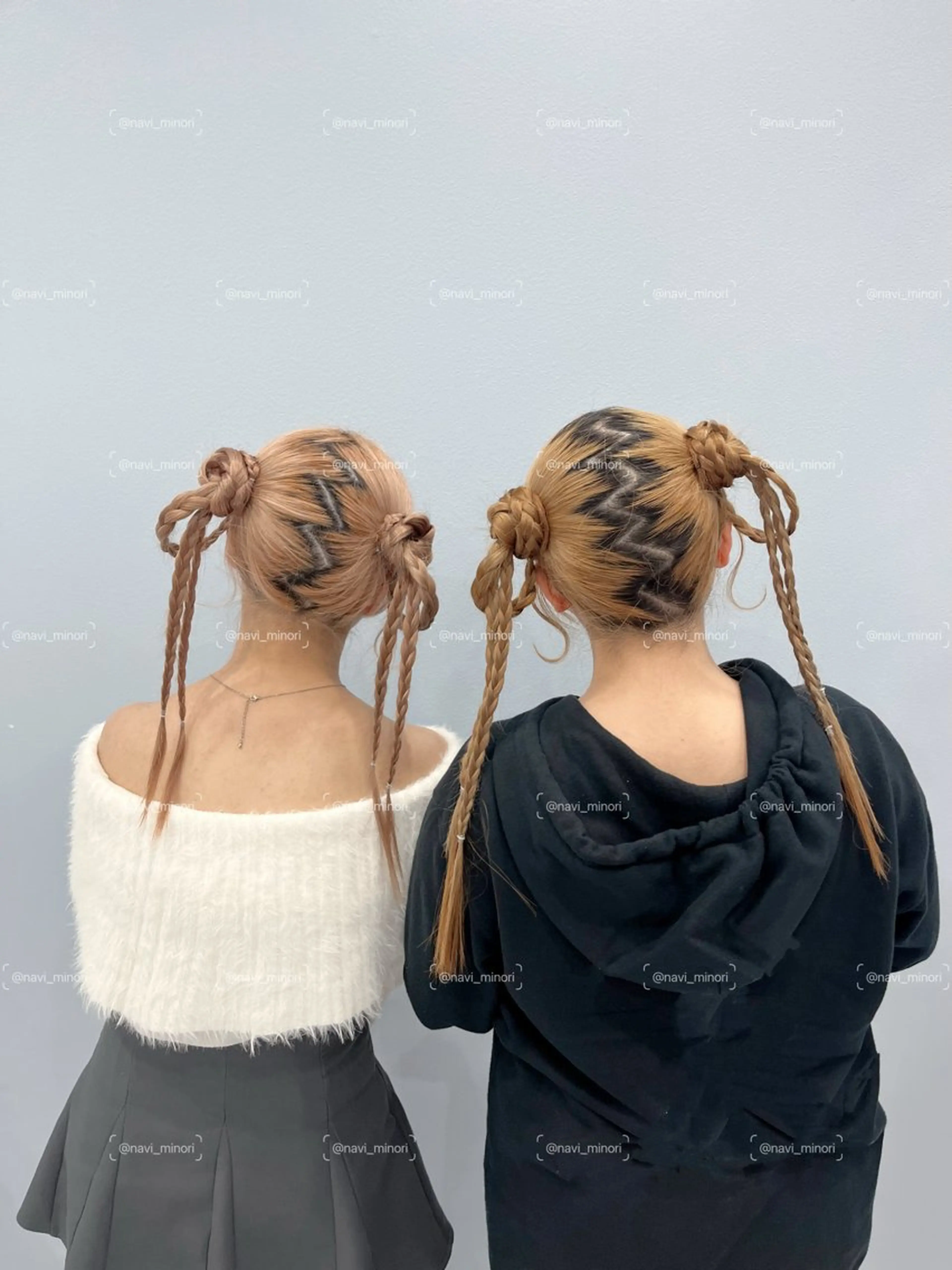 セミロング ヘアアレンジ Hairset minoriのヘアスタイル