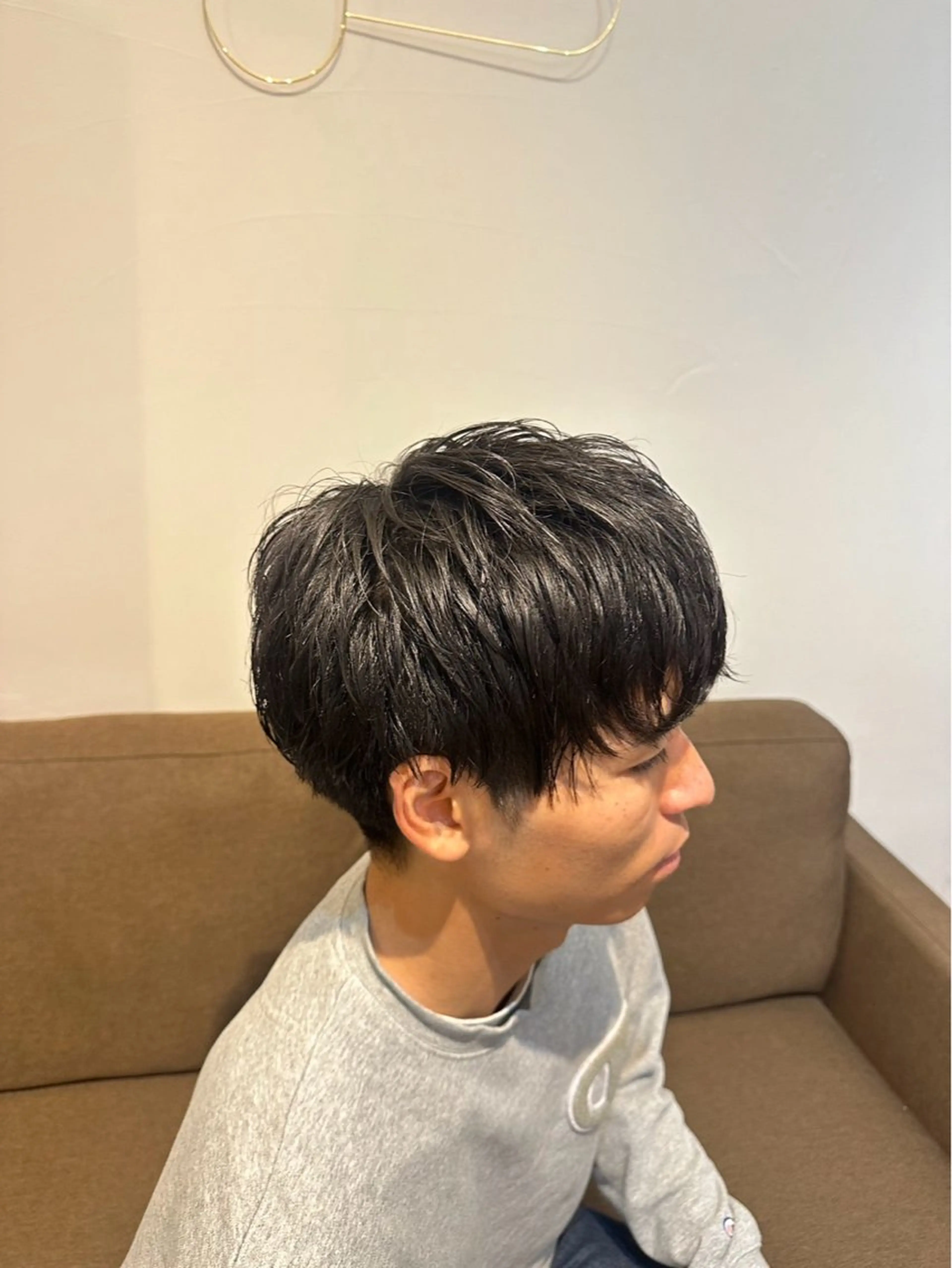 【メンズ限定】｛18:30~｝センターパート(2センチ以上のカット)の写真