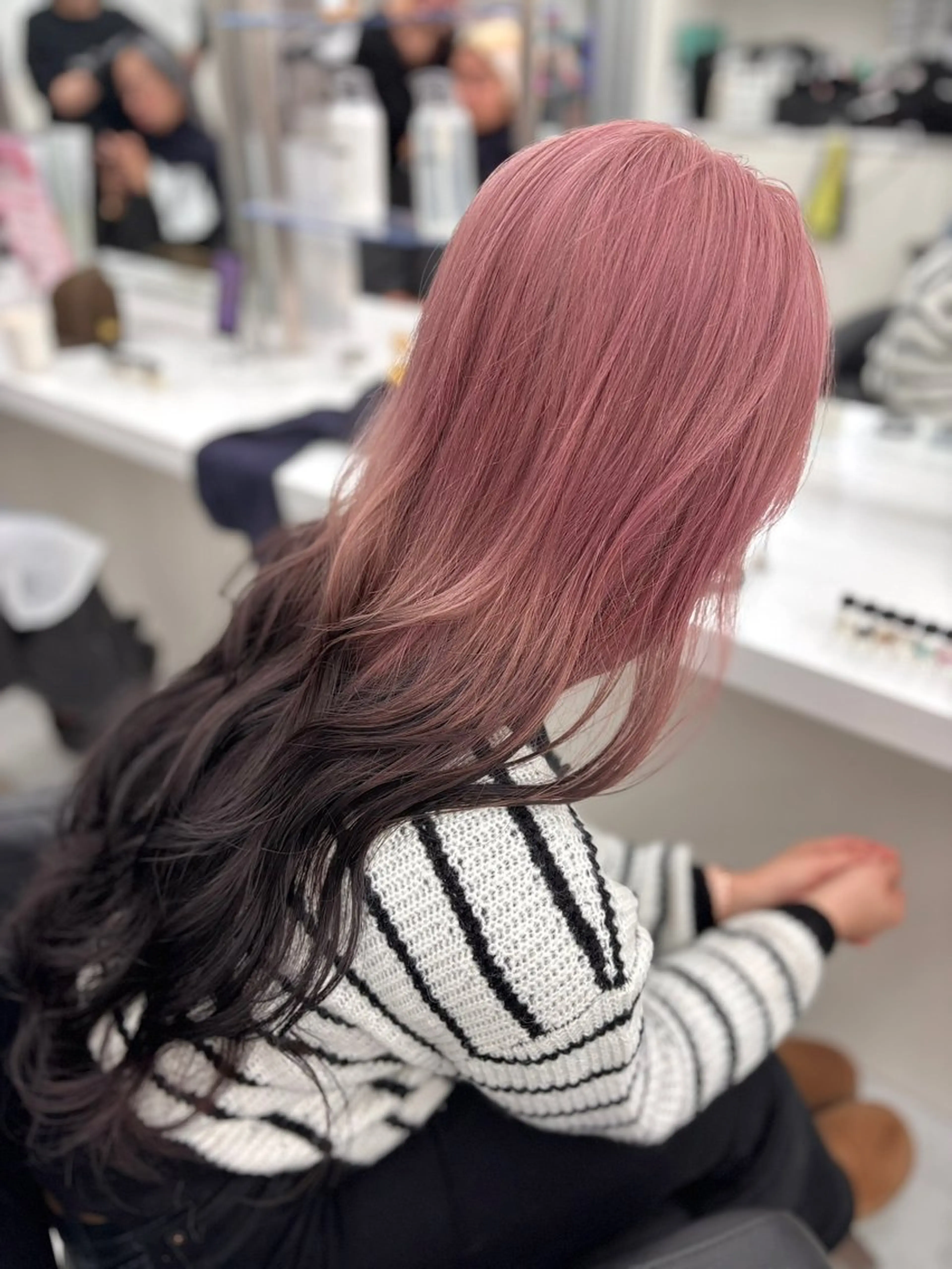 ロング カラー ヘアカラー ヘッドスパ ヘアセット 🫧韓国風透明感 ヘア🫧towaのヘアスタイル