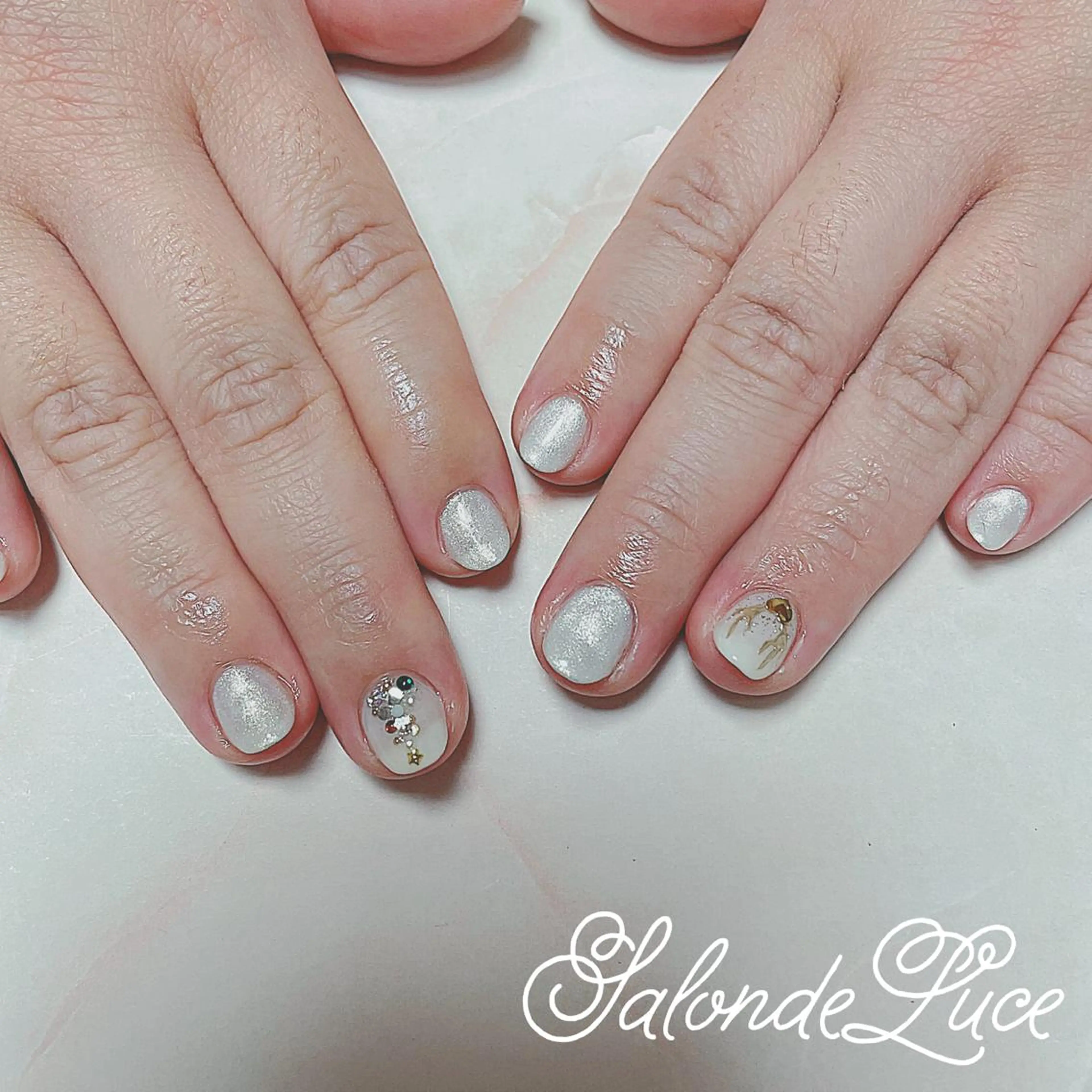 ネイル 冬ネイル クリスマス Salon de Luceのネイルデザイン