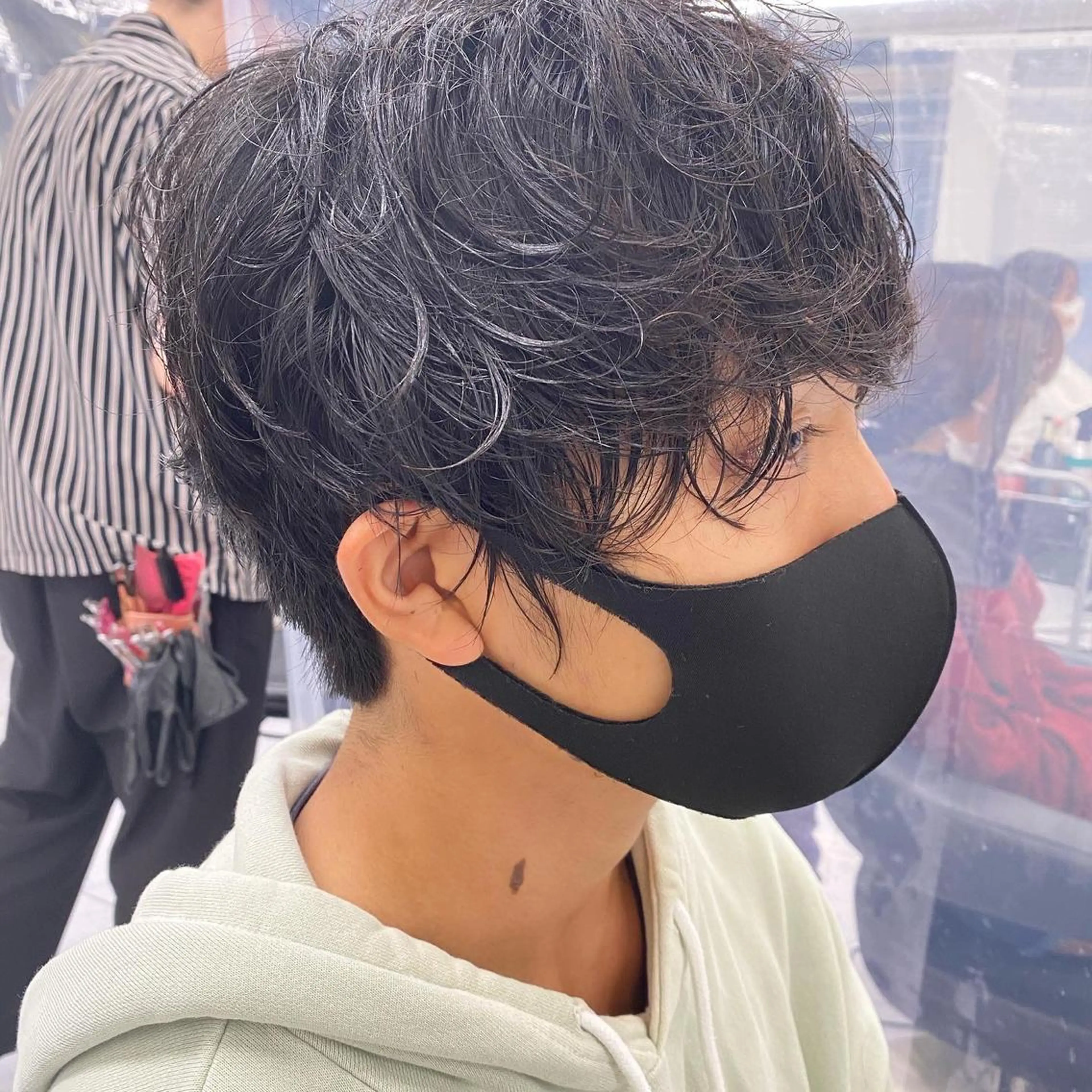 パーマ メンズ メンズ特化 水口湧太のヘアスタイル