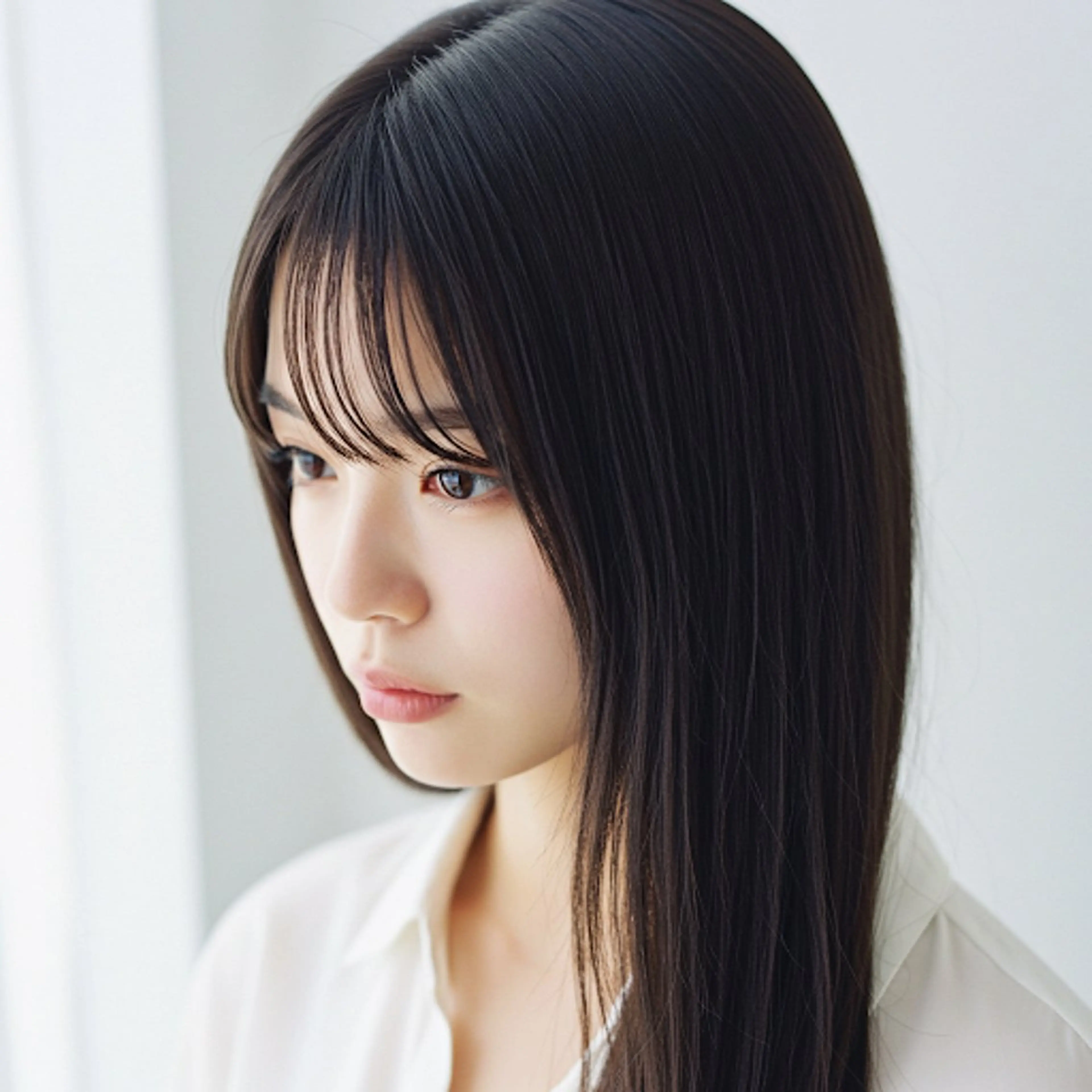 セミロング カット ✂︎ ｼﾝﾀｸ ✂︎のヘアスタイル