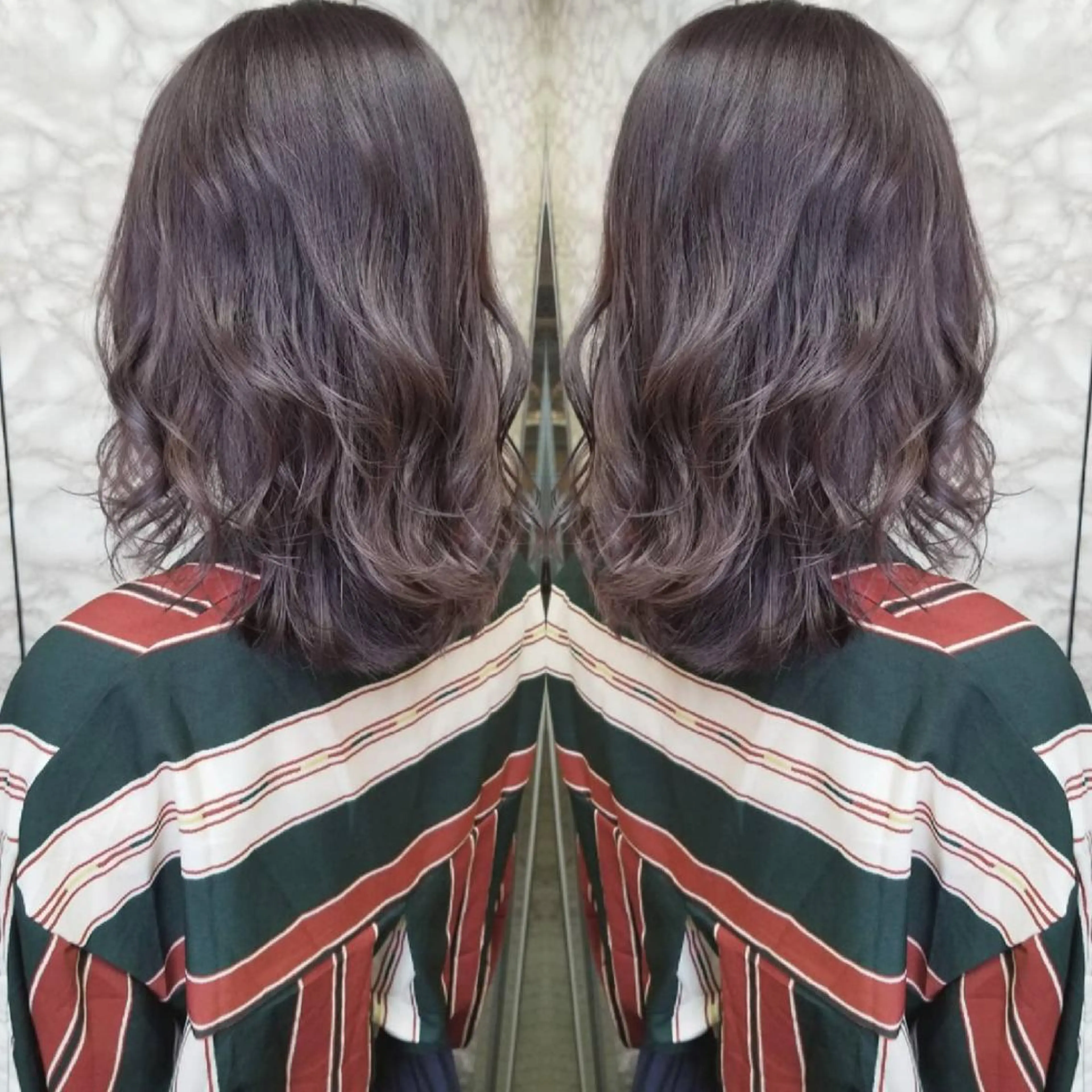 ミディアム カラー パーマ ヘアアレンジ ネイル メンズ キッズ マツエク・マツパ グレージュ 🌸グレージュ/ ベージュ🌸yutaのヘアスタイル