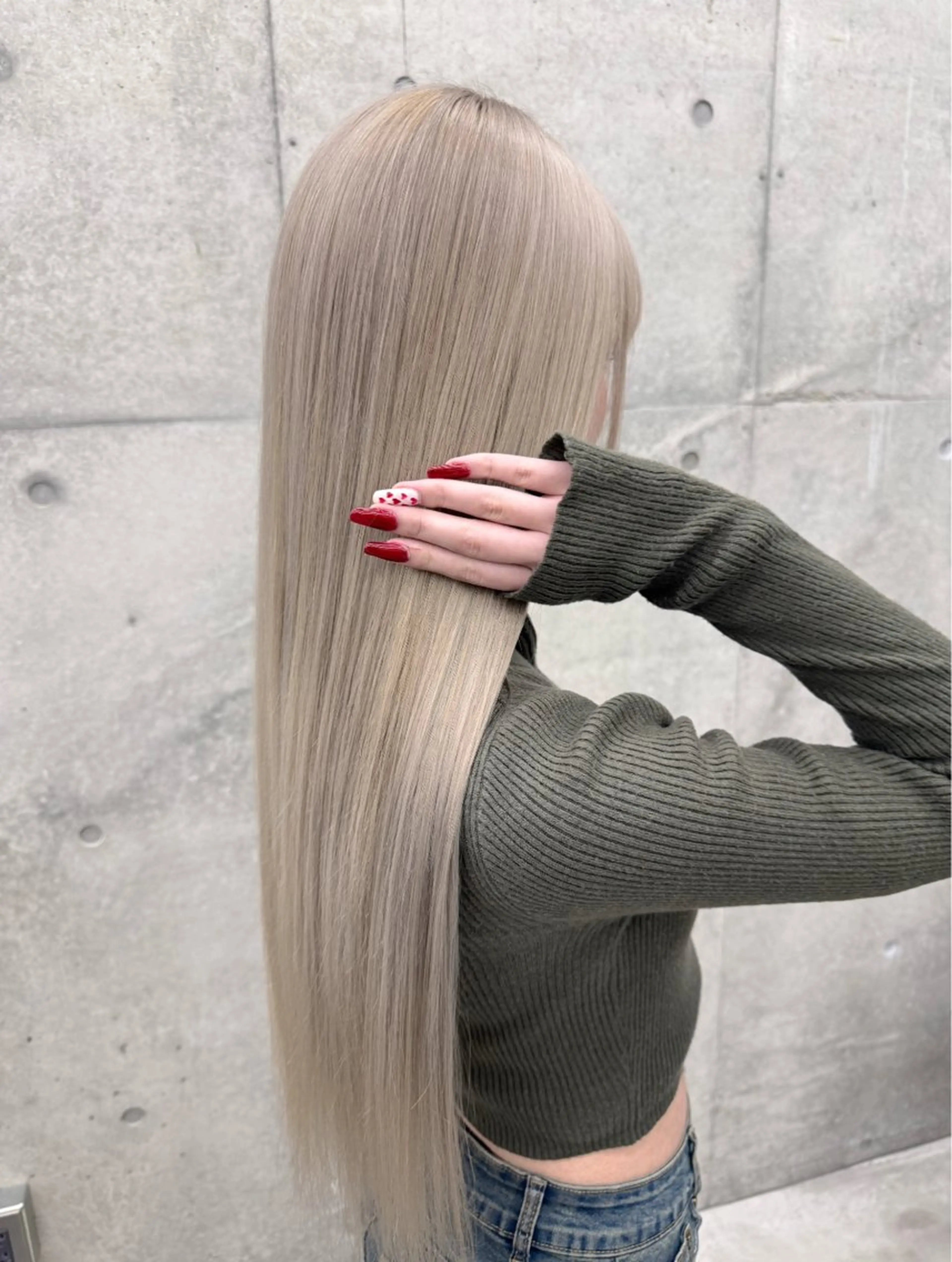 カラー ヘアカラー 和木坂 日美のヘアスタイル