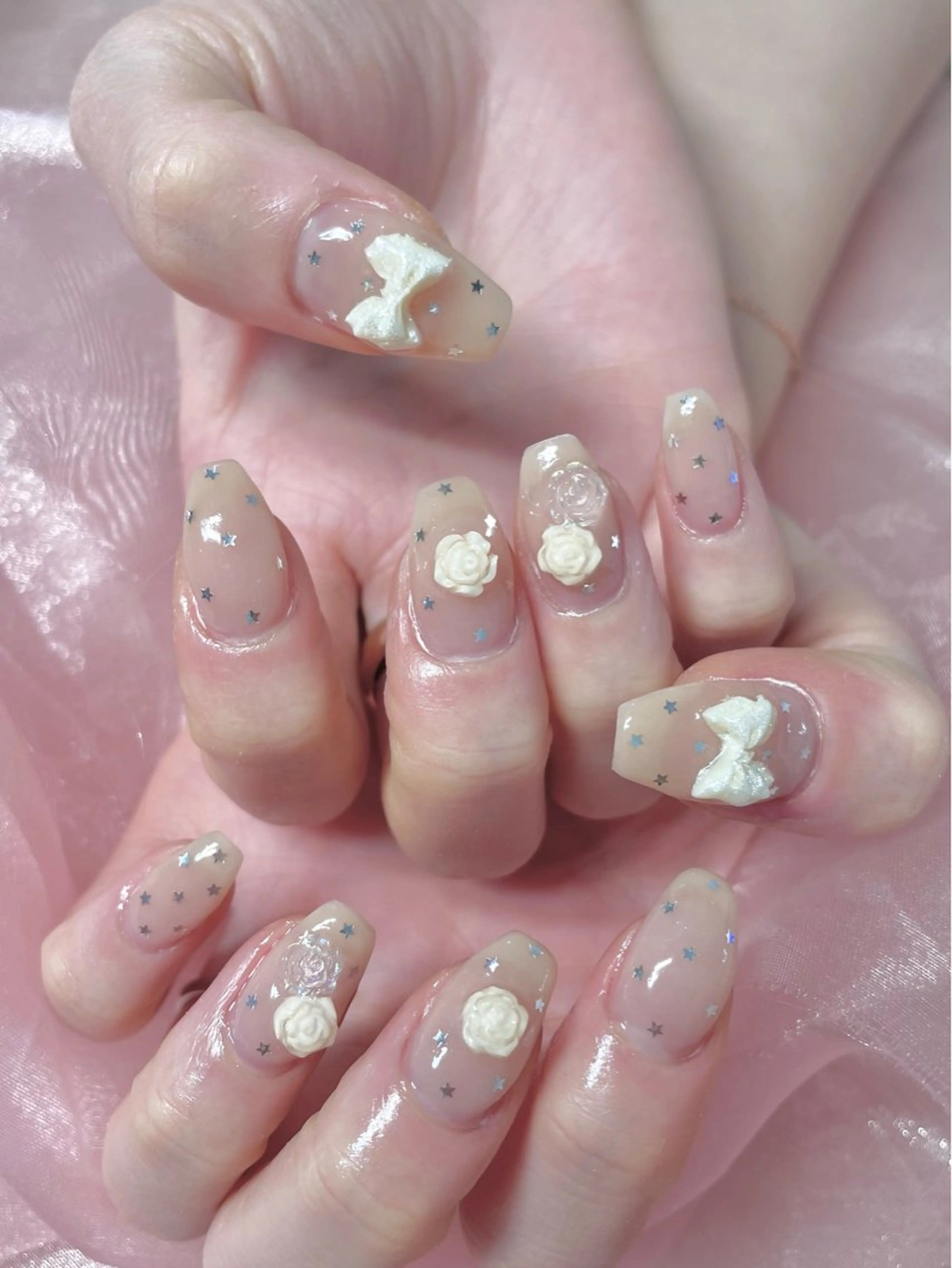 ネイル 長さ出し ハンドネイル RUMI nailのネイルデザイン