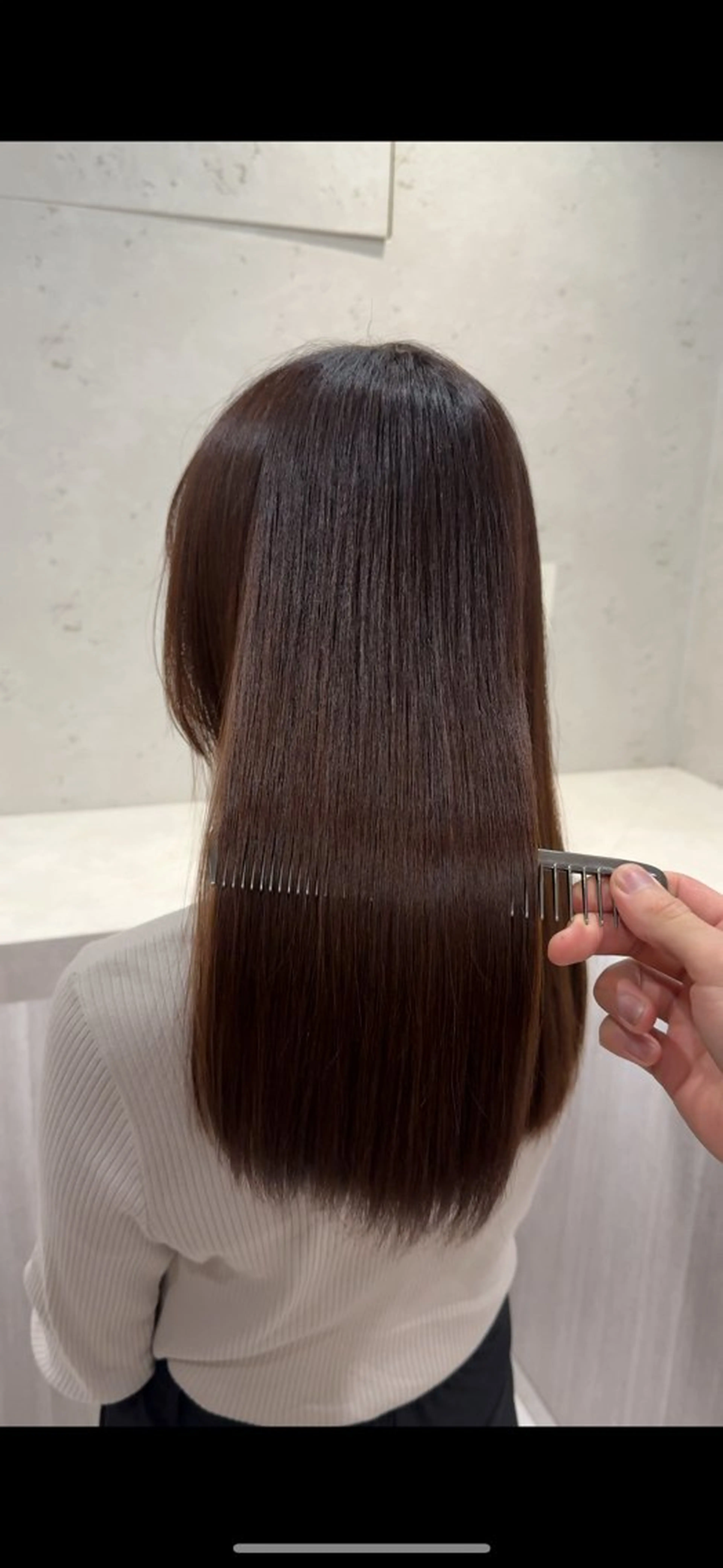 ロング カラー 年齢悩みを全て解消/ 白髪と癖毛　松本雄光のヘアスタイル