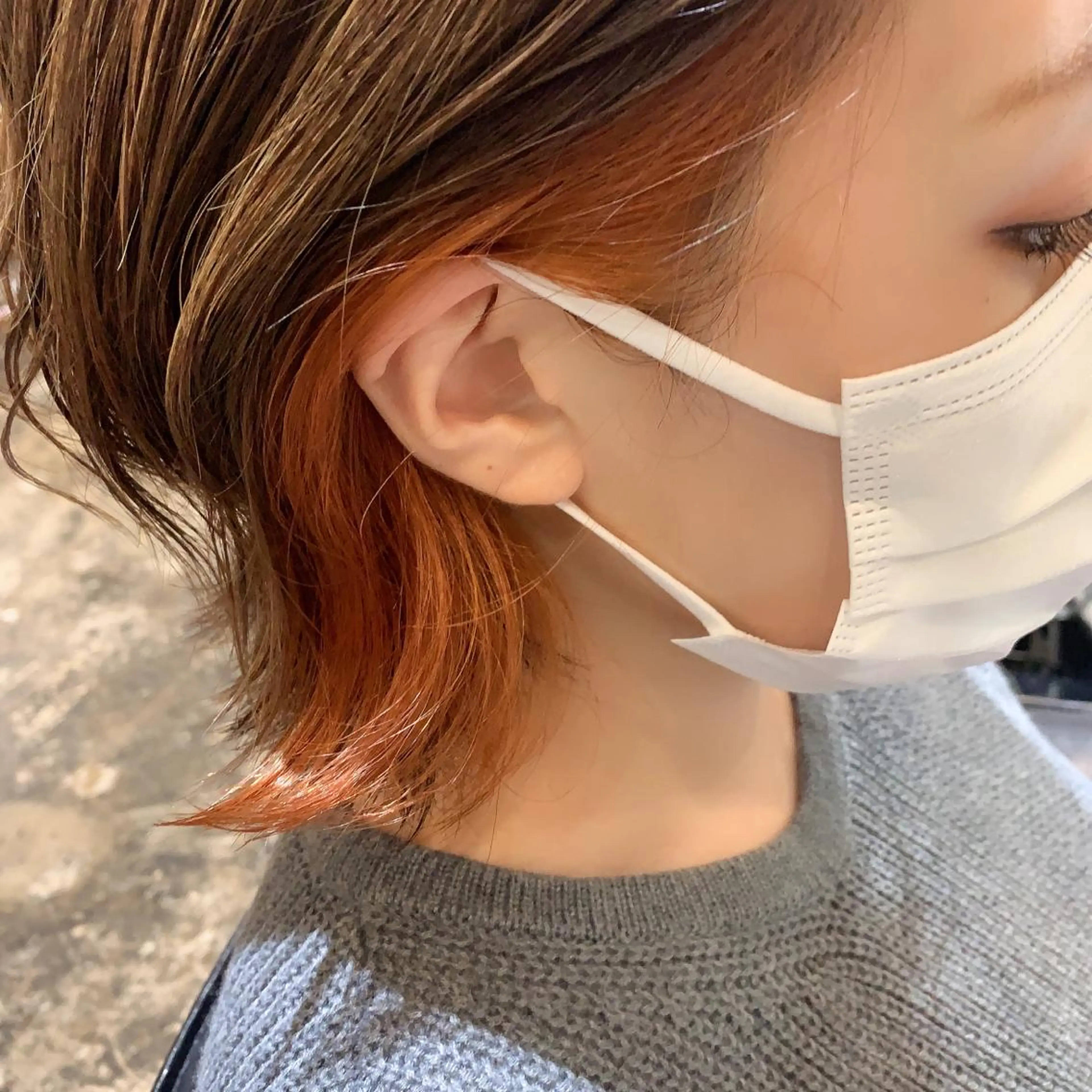 ショート カラー UMEDA FIGAROのヘアスタイル