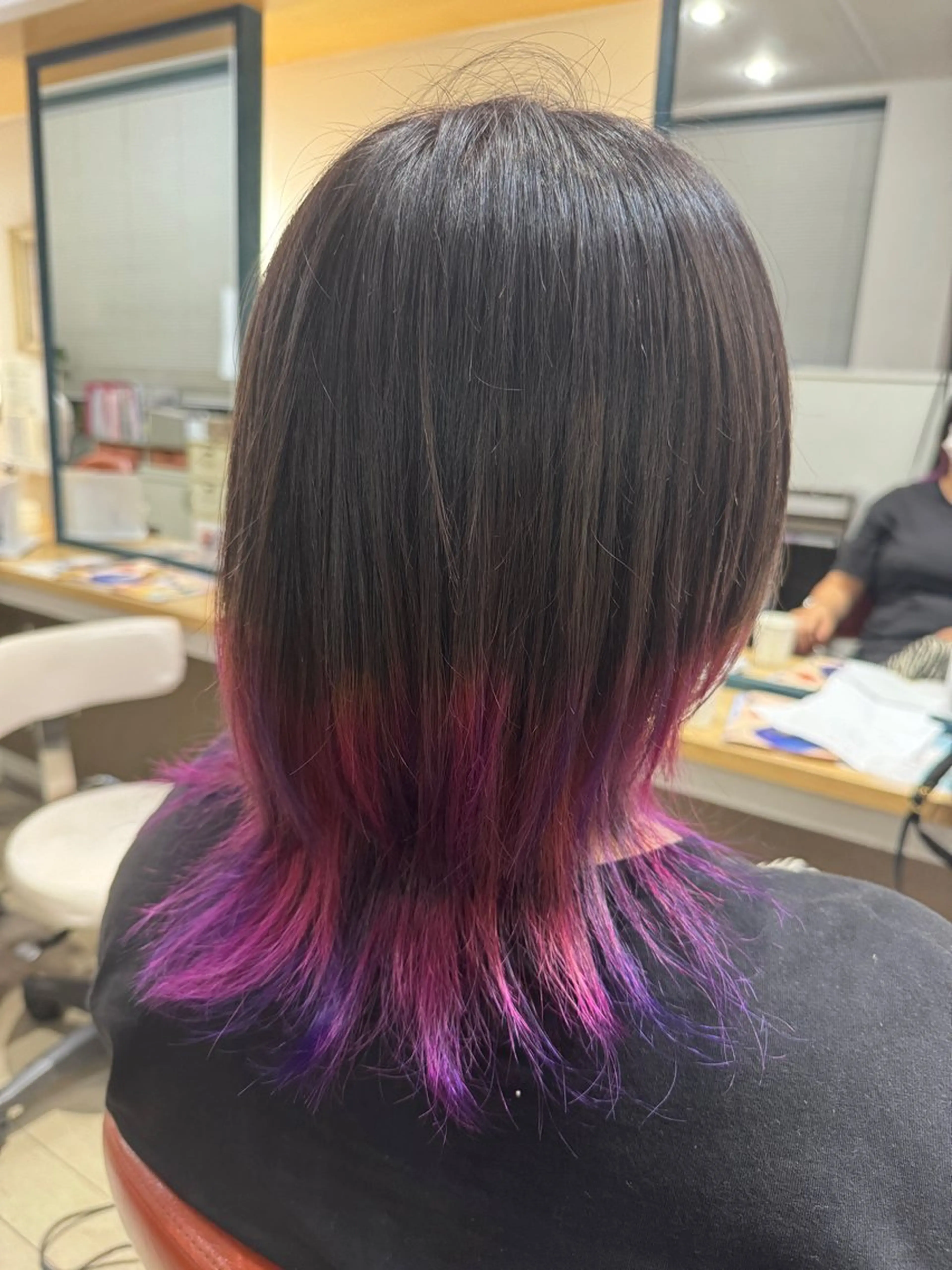 ミディアム カラー 大塚 しおりのヘアスタイル