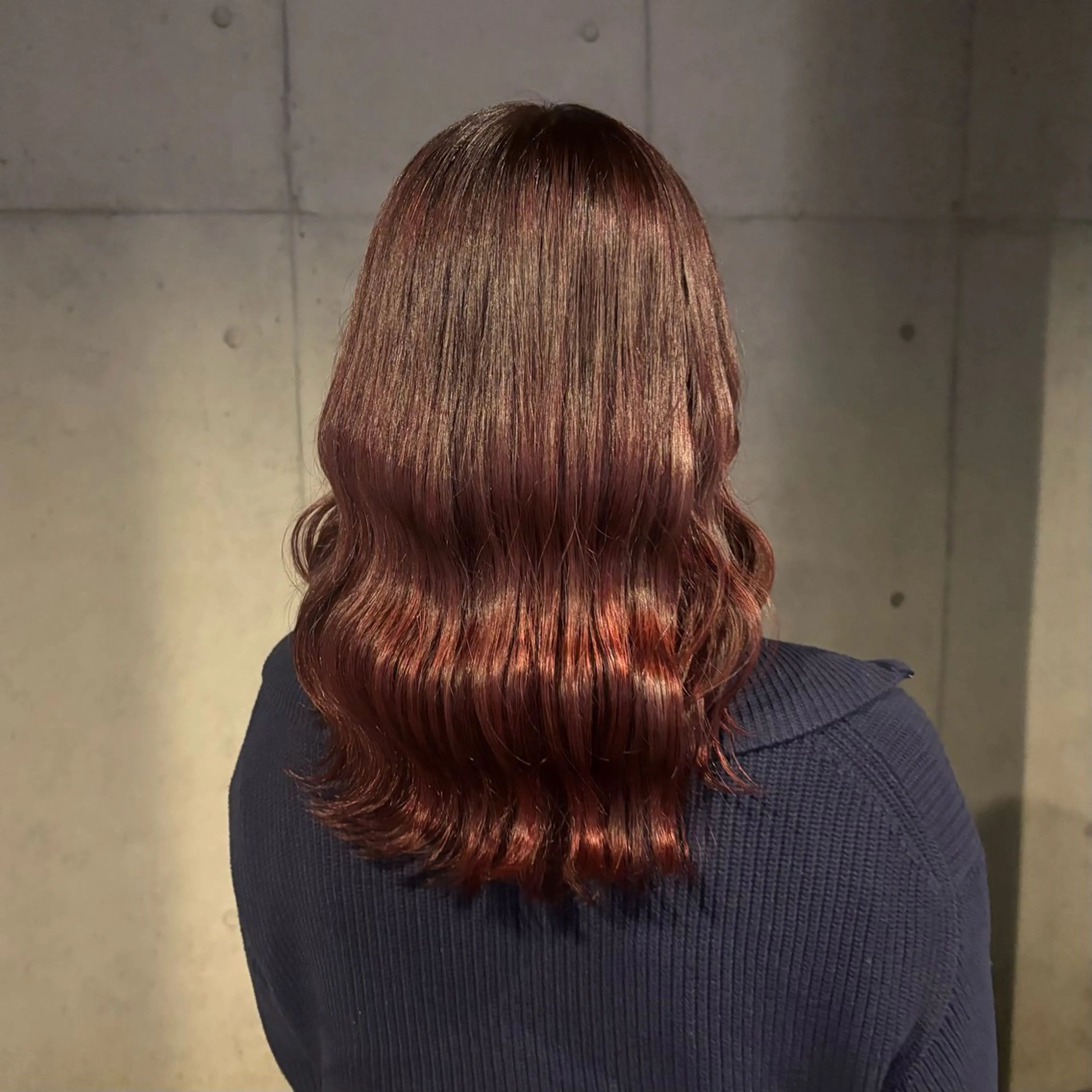 ミディアム カラー ヘアカラー トリートメント 〖❁ちひろ| LEONID❁〗のヘアスタイル