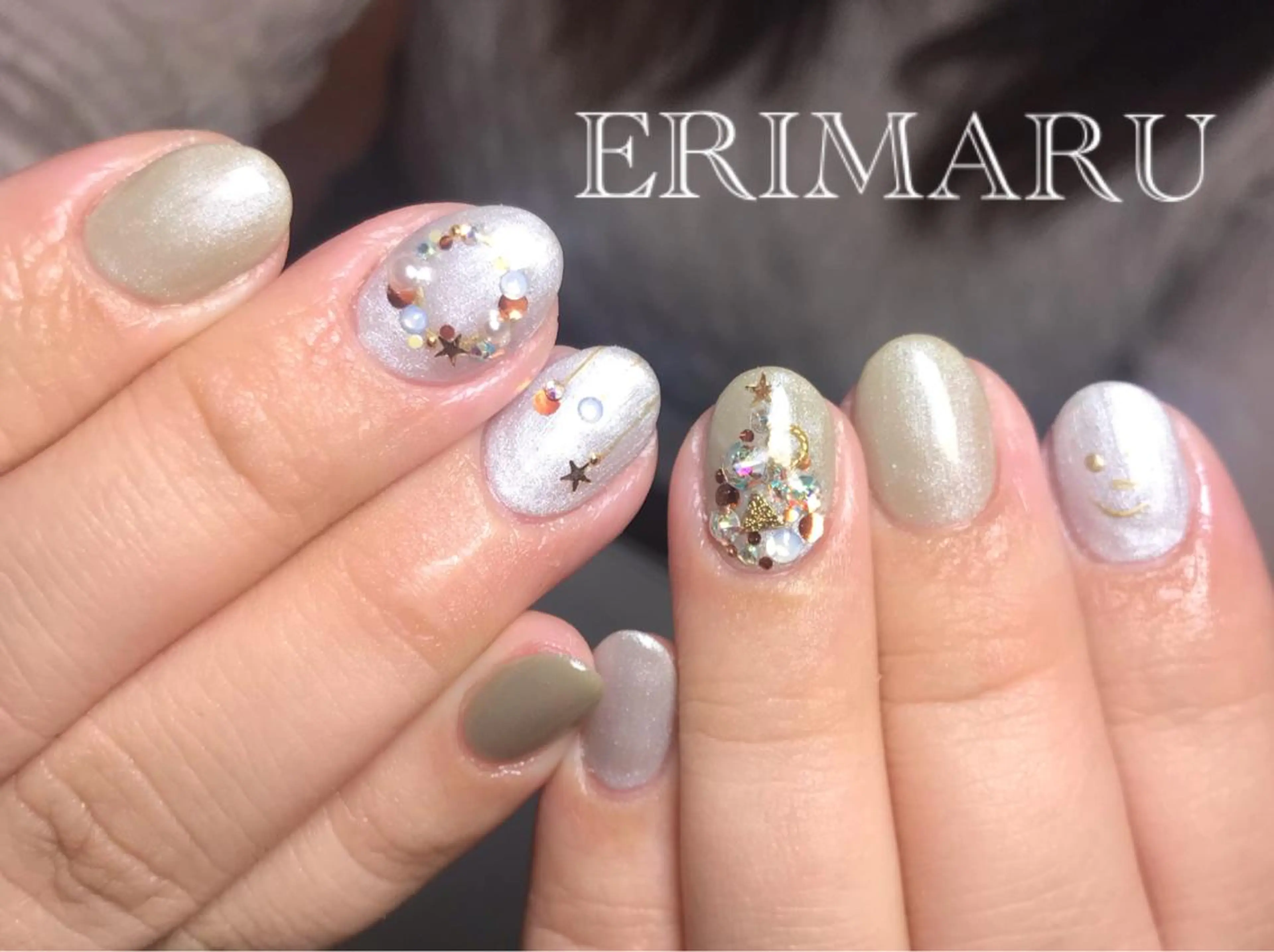 ネイル 冬ネイル クリスマス 田村 恵理のネイルデザイン