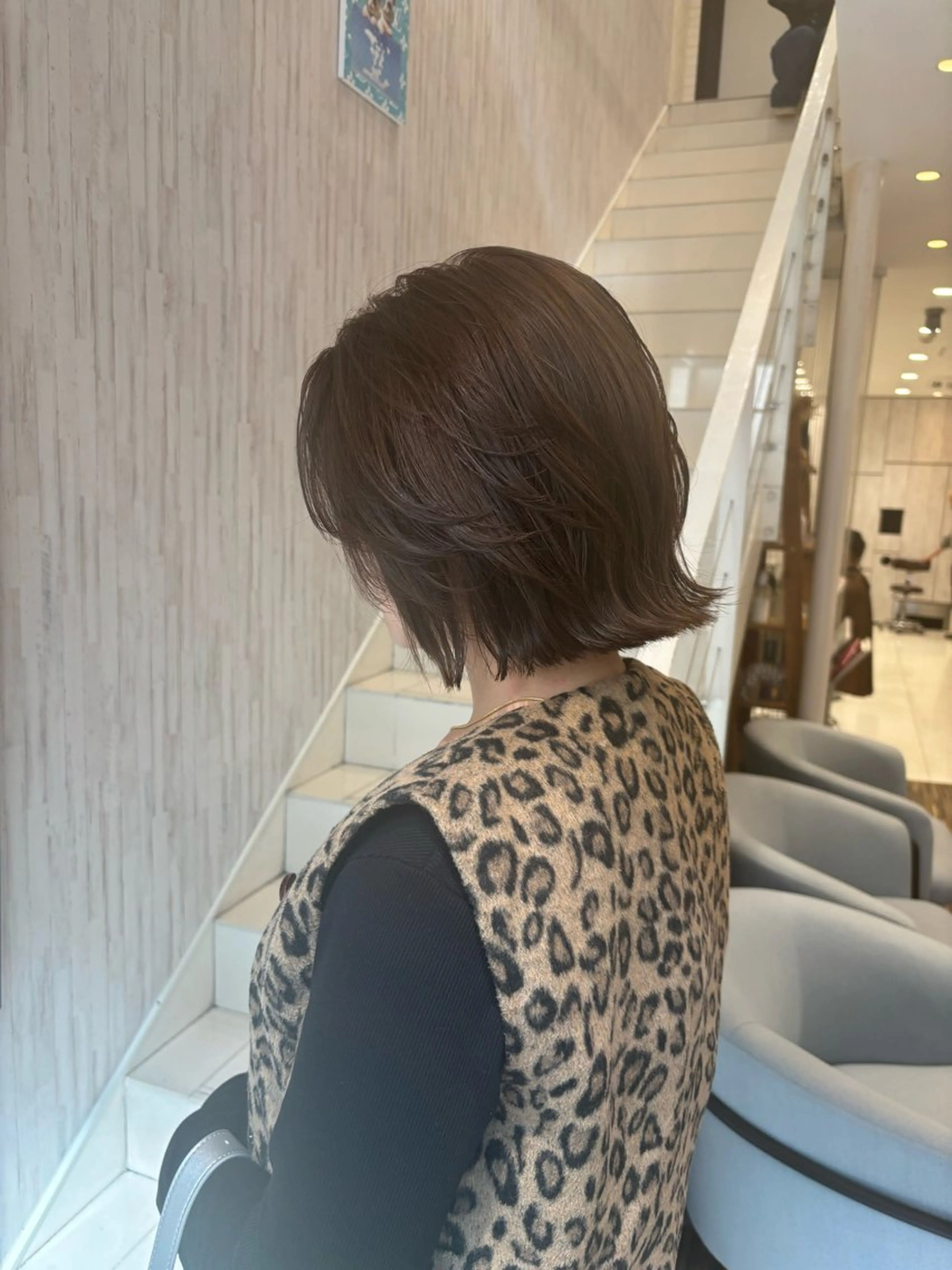 ミディアム EARTH 寺本尚生のヘアスタイル